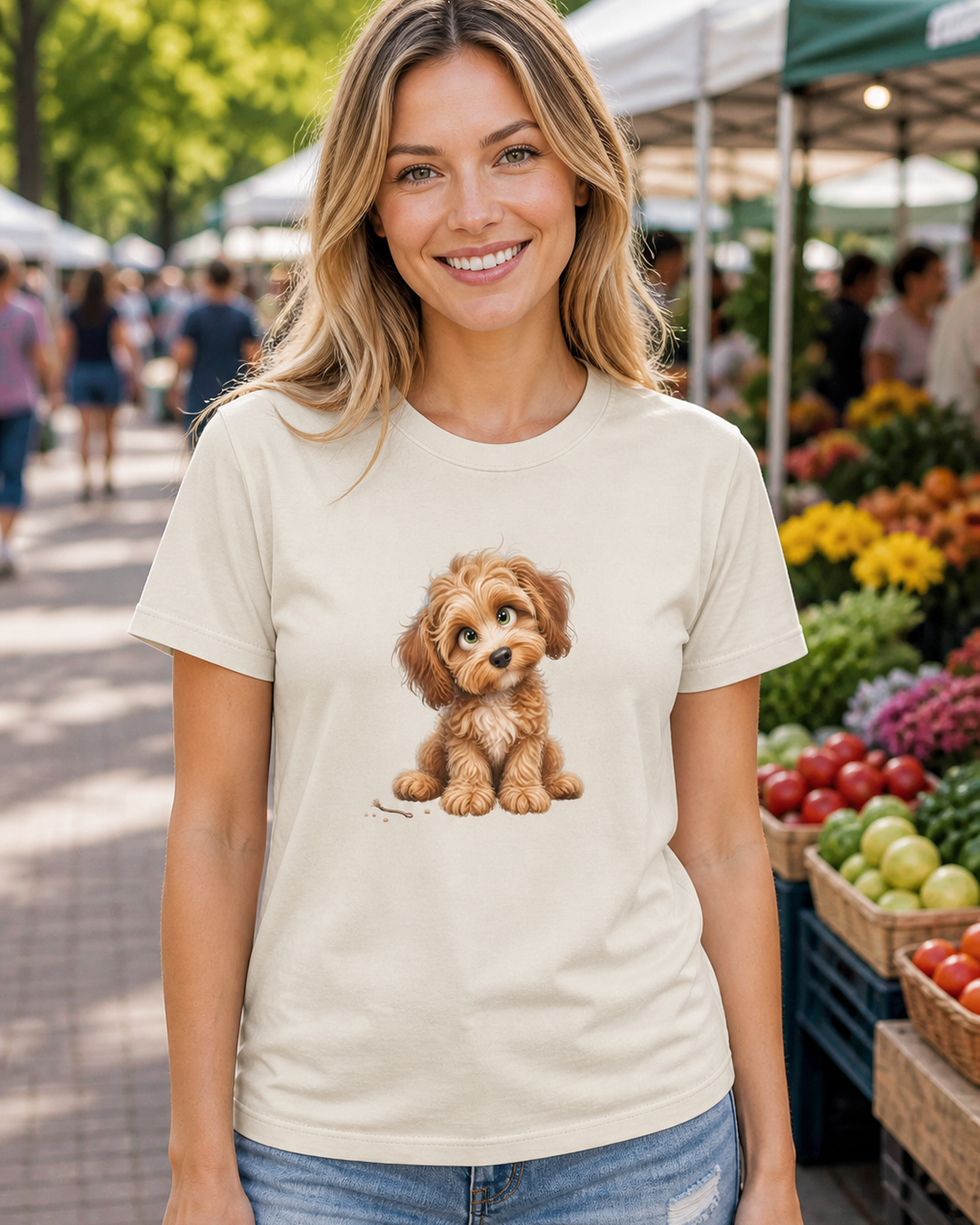 Playful Cockapoo T-Shirt | Cockapoo Dog Lover Tee