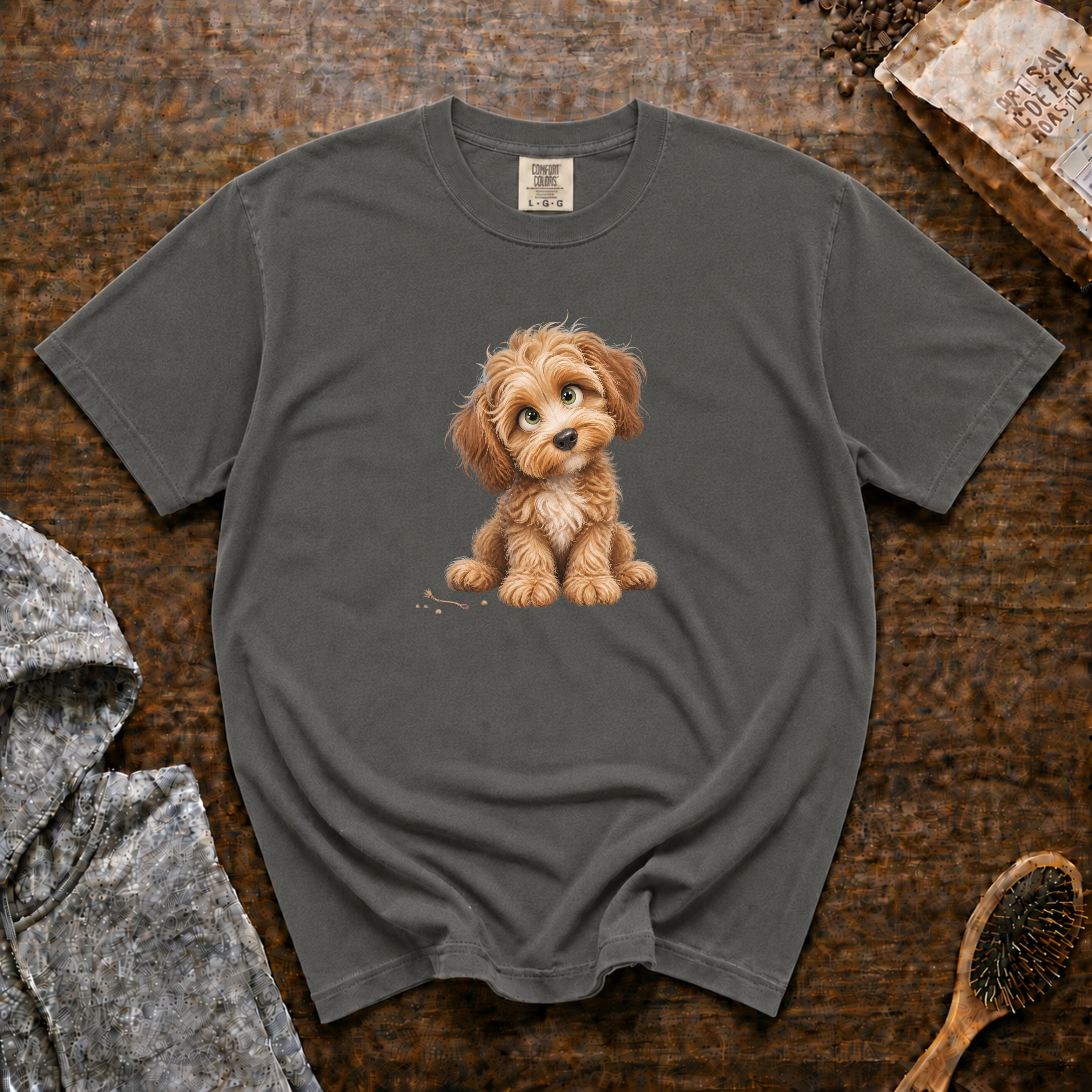 Playful Cockapoo T-Shirt — Pepper