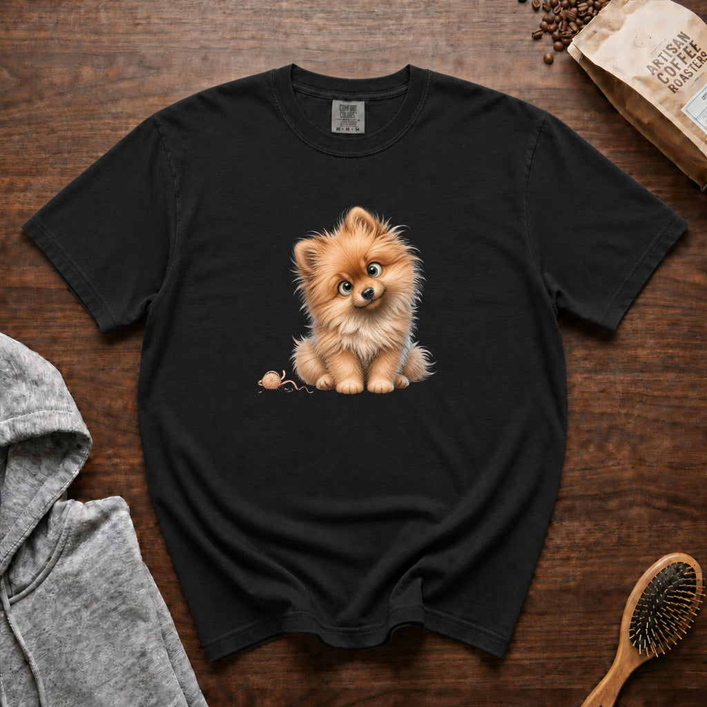 Pomeranian T-Shirt — Black