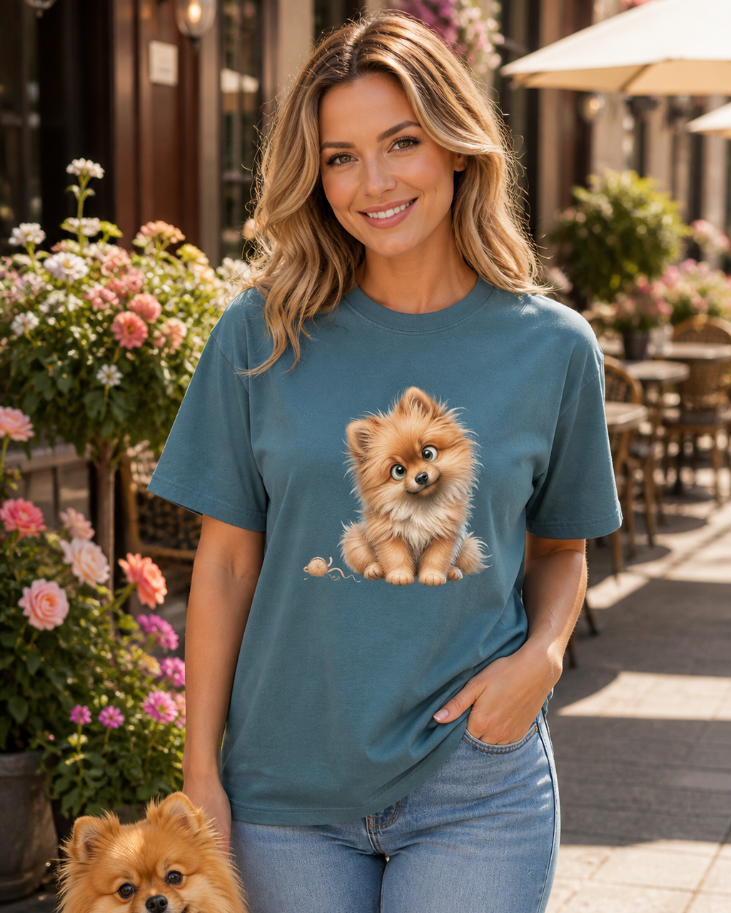 Pomeranian T-Shirt | Pomeranian Dog Lover Tee