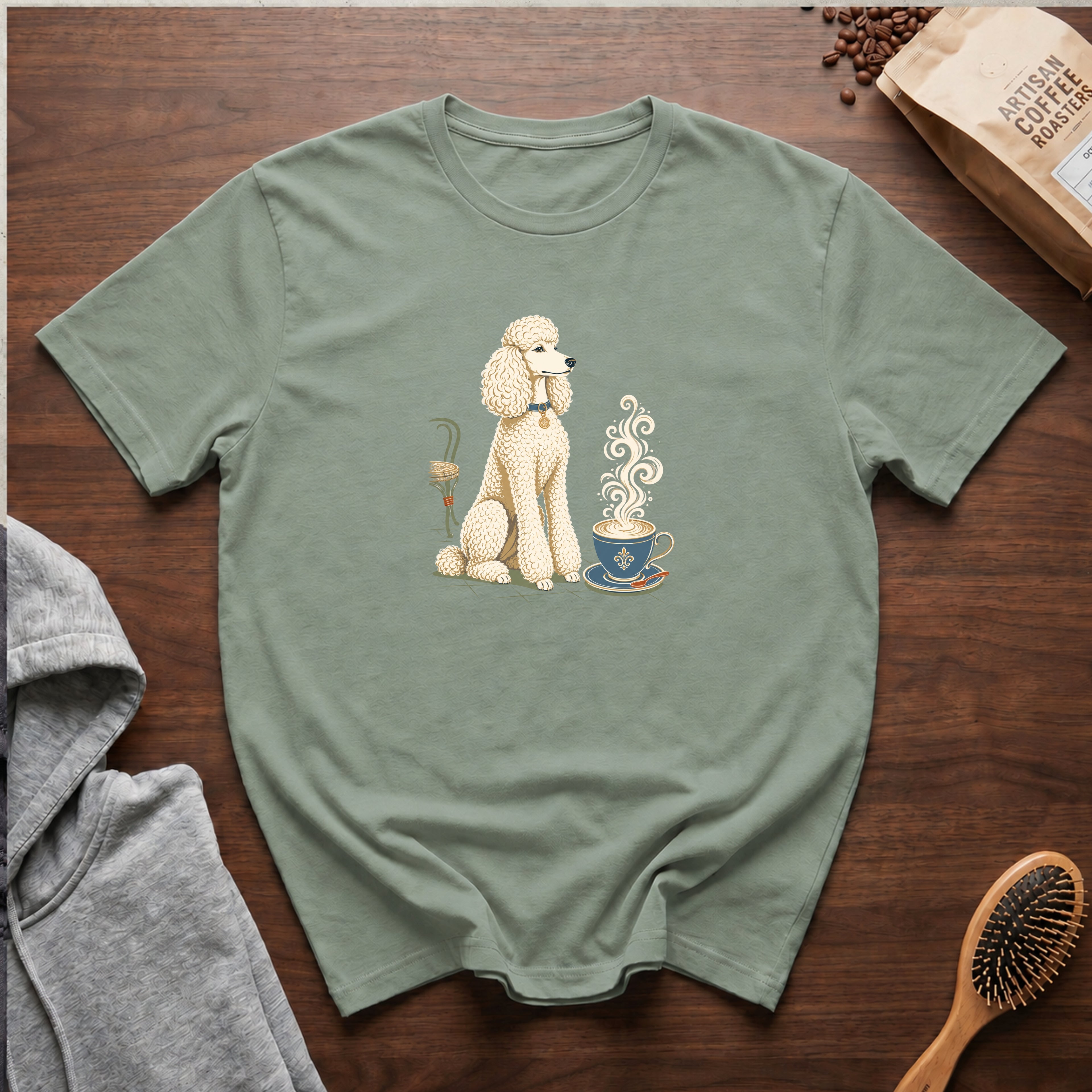 Poodle Foam Trim Cappuccino 1T-Shirt — Bay