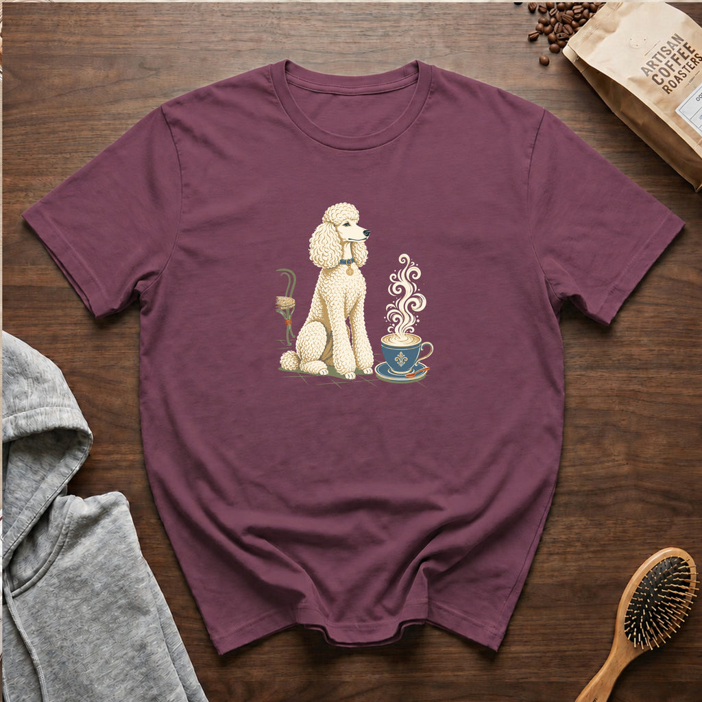 Poodle Foam Trim Cappuccino 1T-Shirt — Berry