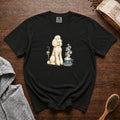 Poodle Foam Trim Cappuccino T-Shirt — Black