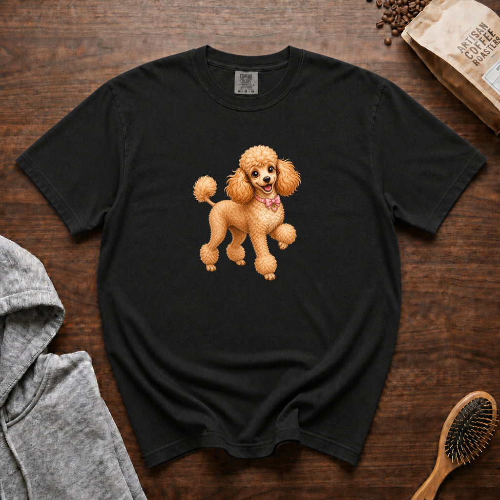 Poodle Prance T-Shirt — Black