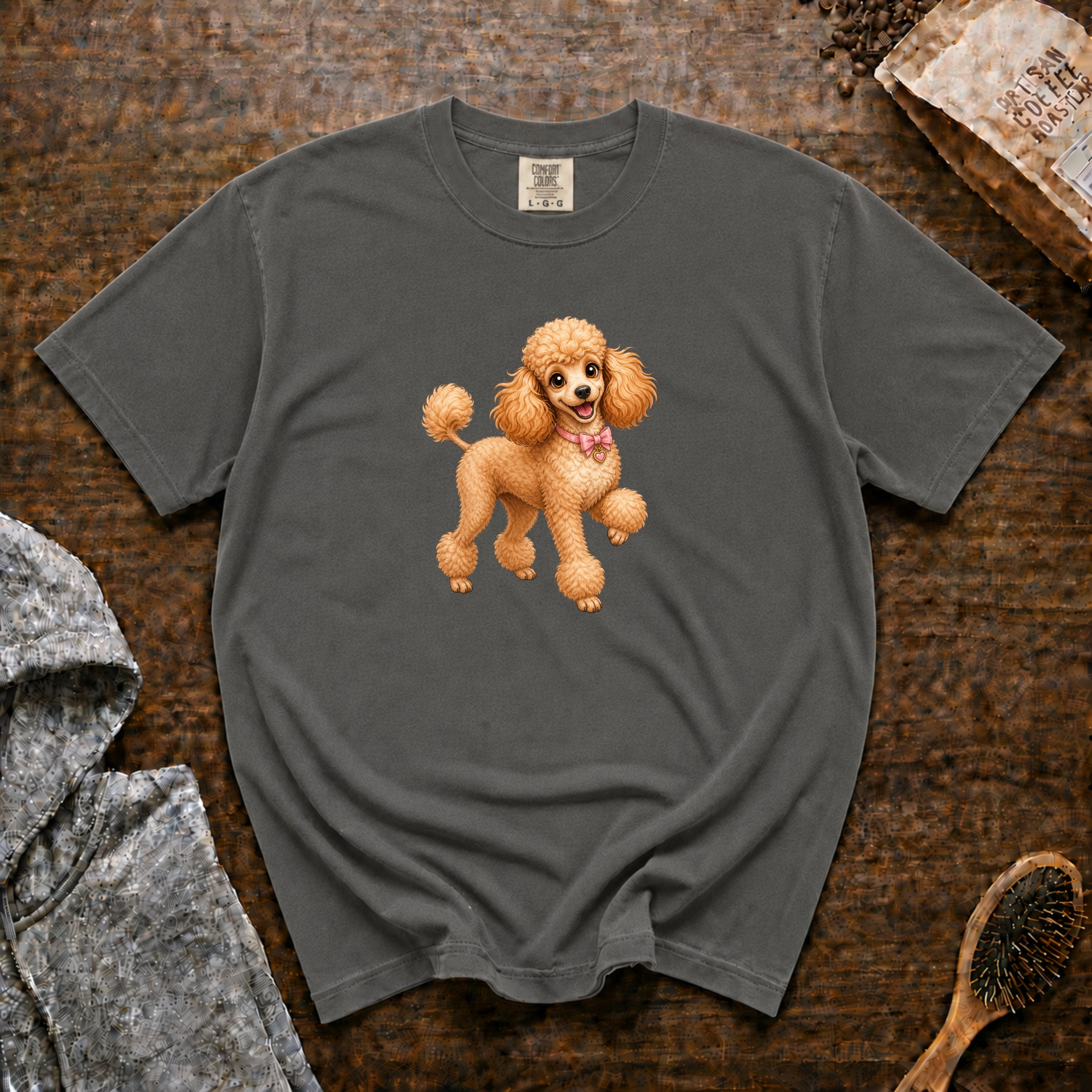 Poodle Prance T-Shirt — Pepper