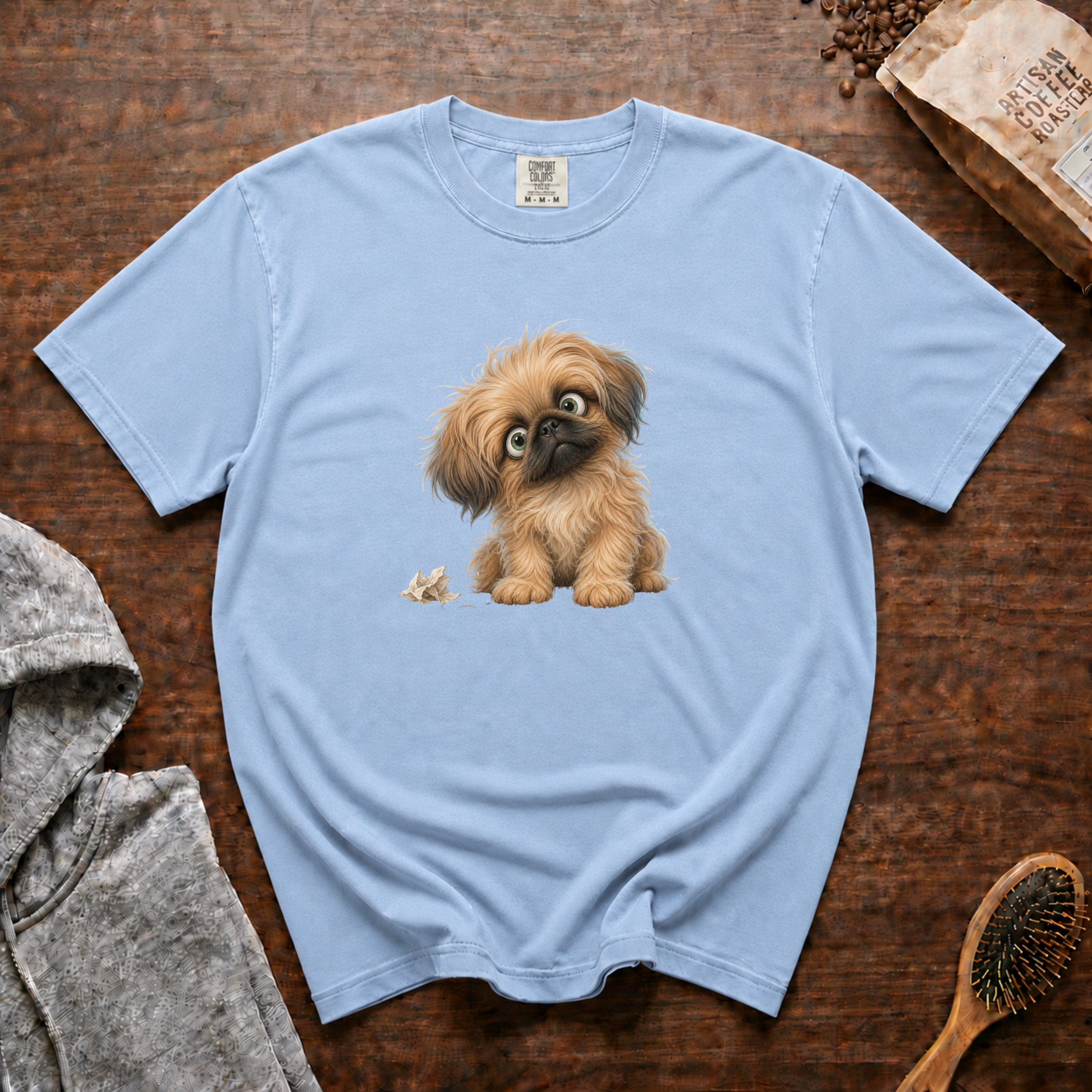 Precious Pekingese T-Shirt — Chambray