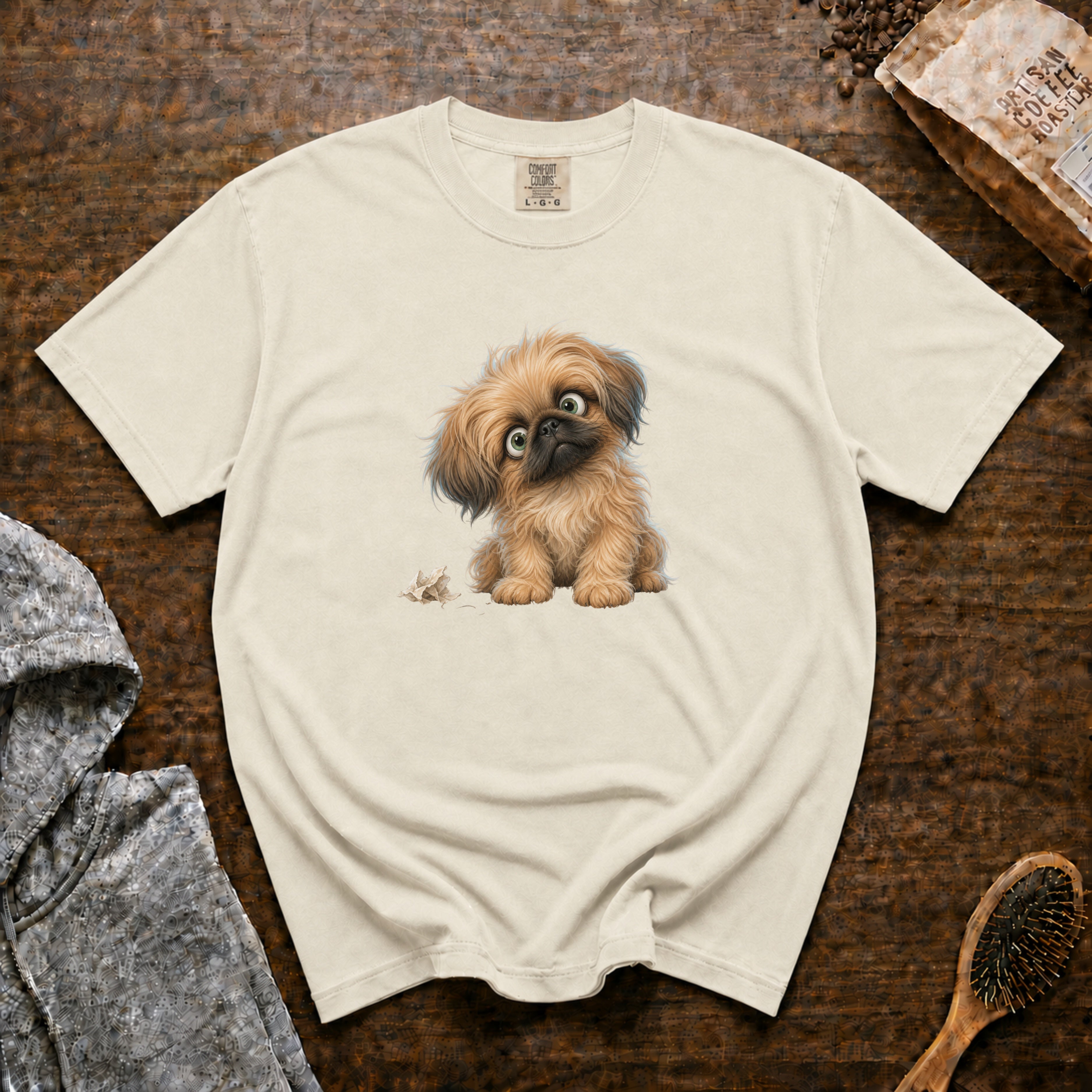 Precious Pekingese T-Shirt — Ivory