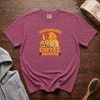 Professional Coffee Drinker T-Shirt — Berry