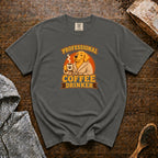 Professional Coffee Drinker T-Shirt — Pepper
