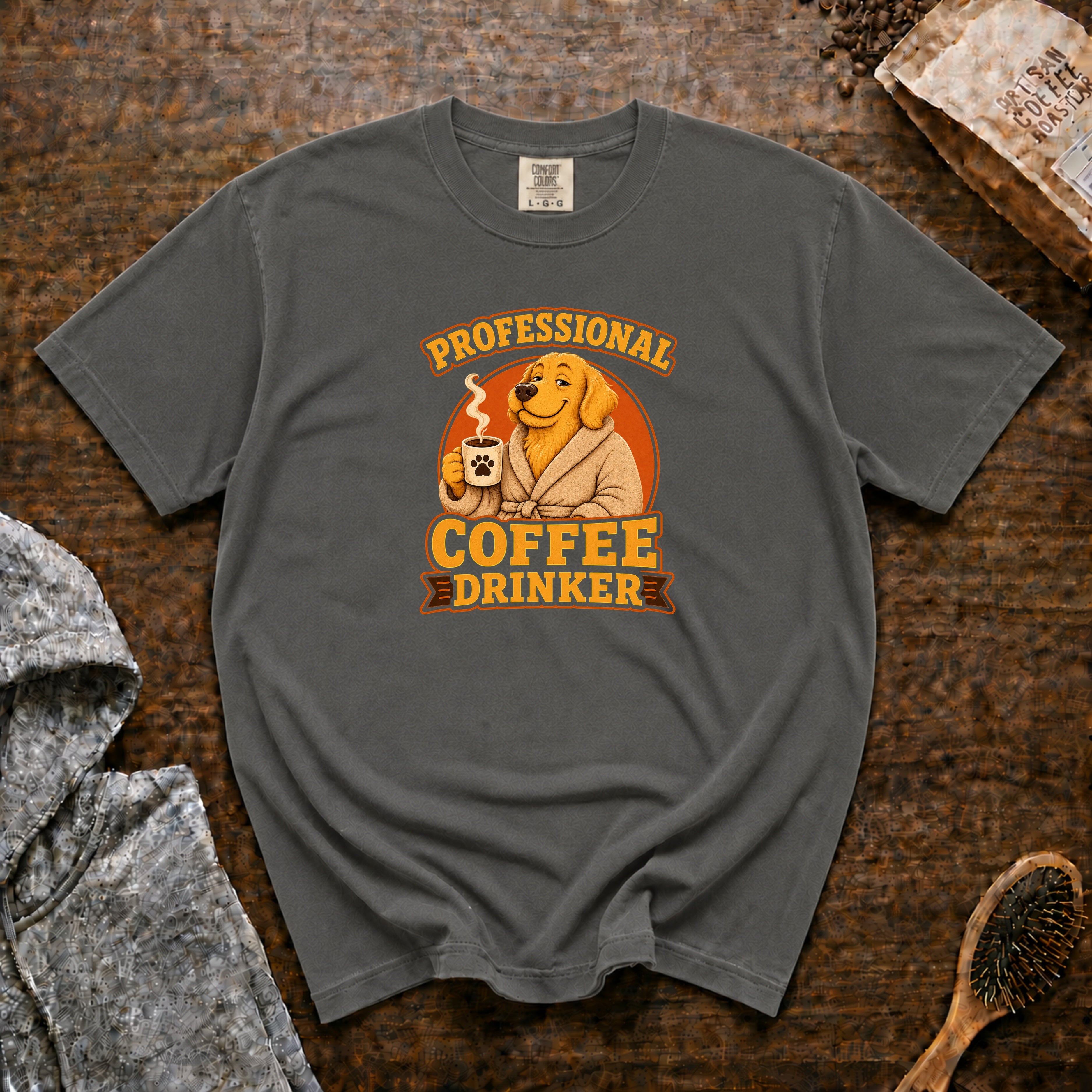 Professional Coffee Drinker T-Shirt — Pepper