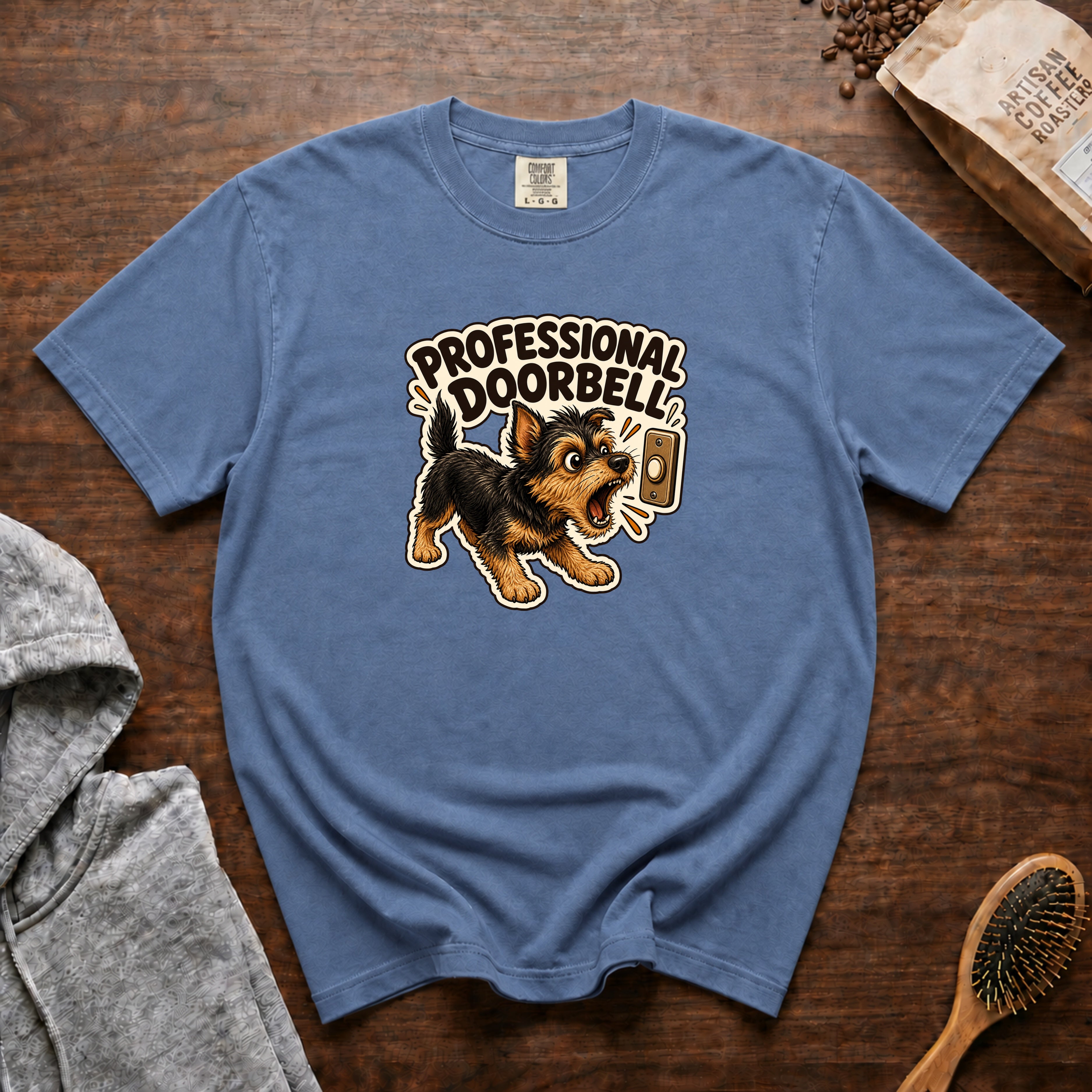 Professional Doorbell T-Shirt — Blue Jean