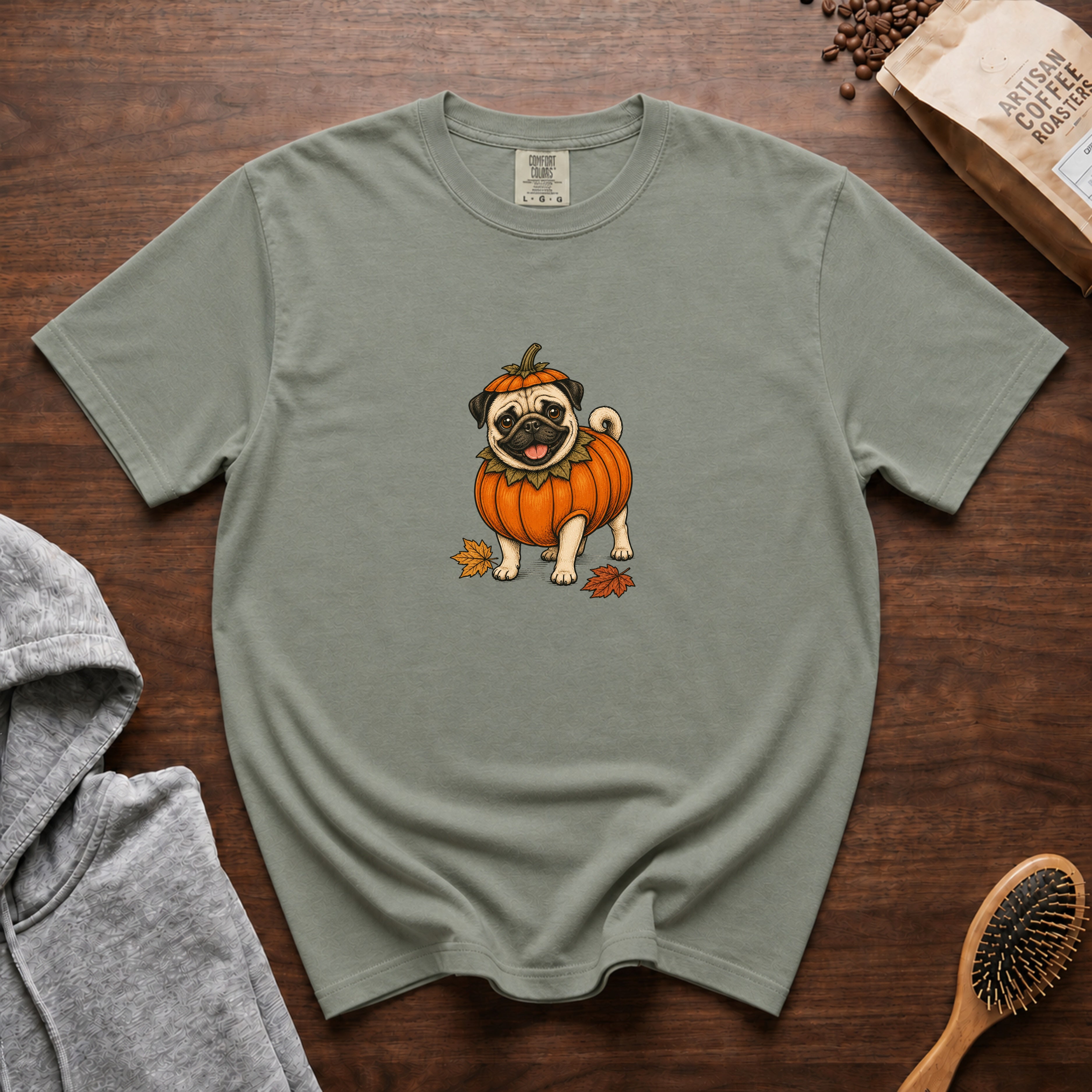 Pug Halloween T-Shirt — Bay