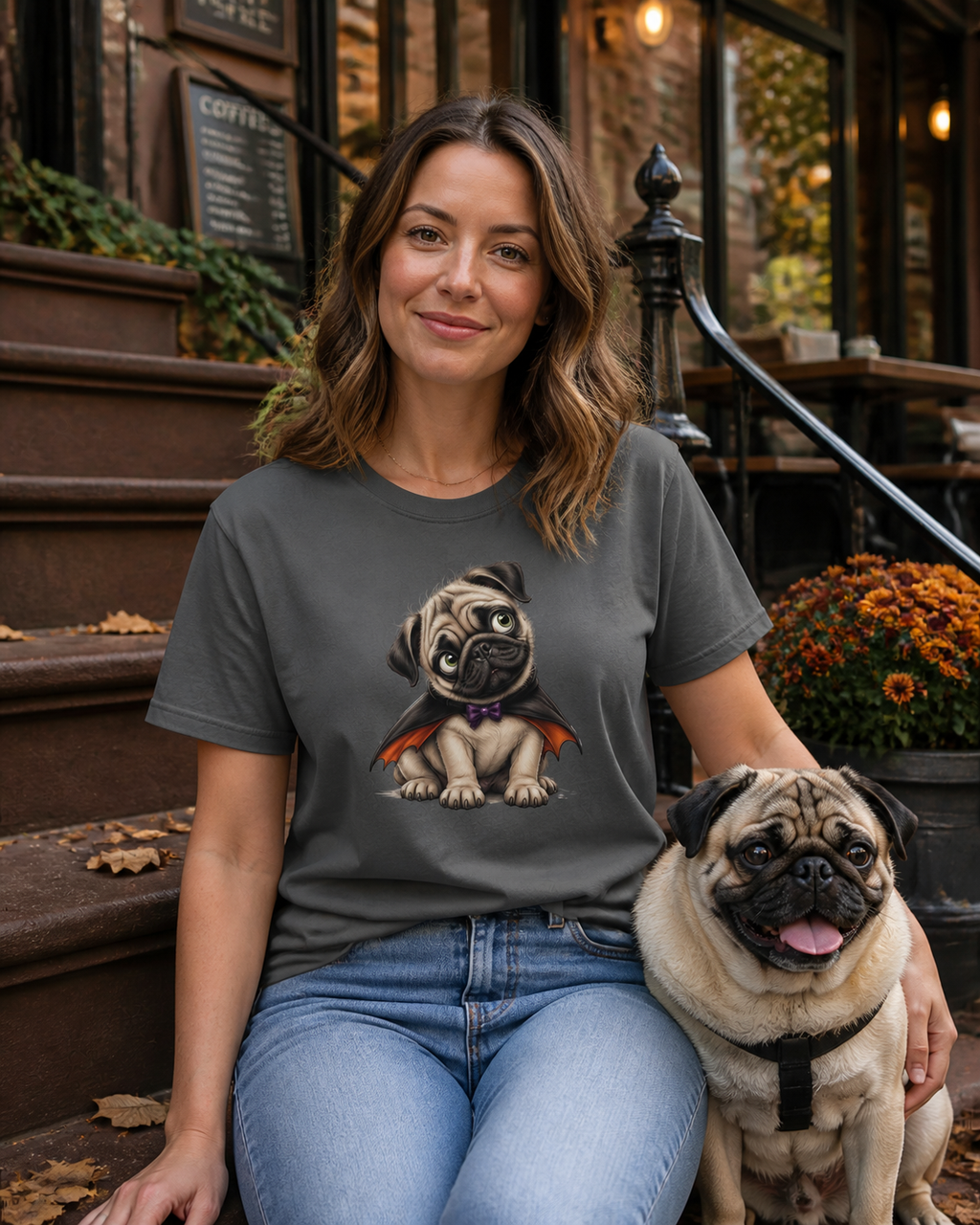 Halloween Pug T-Shirt