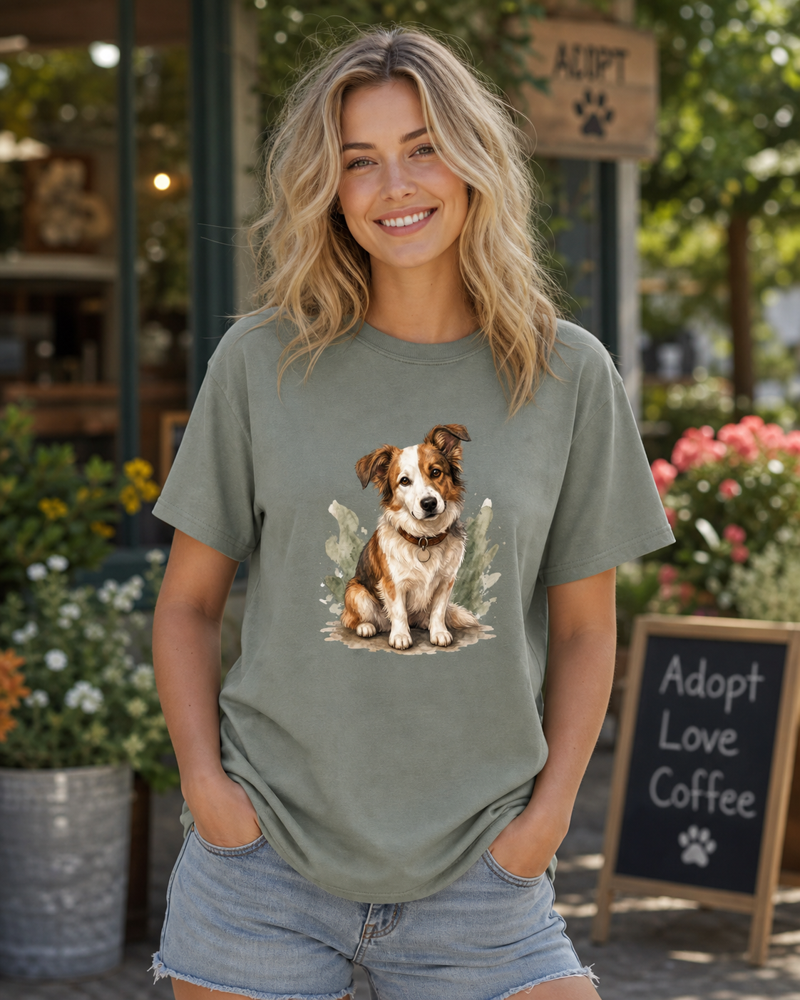 Rescue Dog New Collar T-Shirt | Rescue Dog Lover Tee