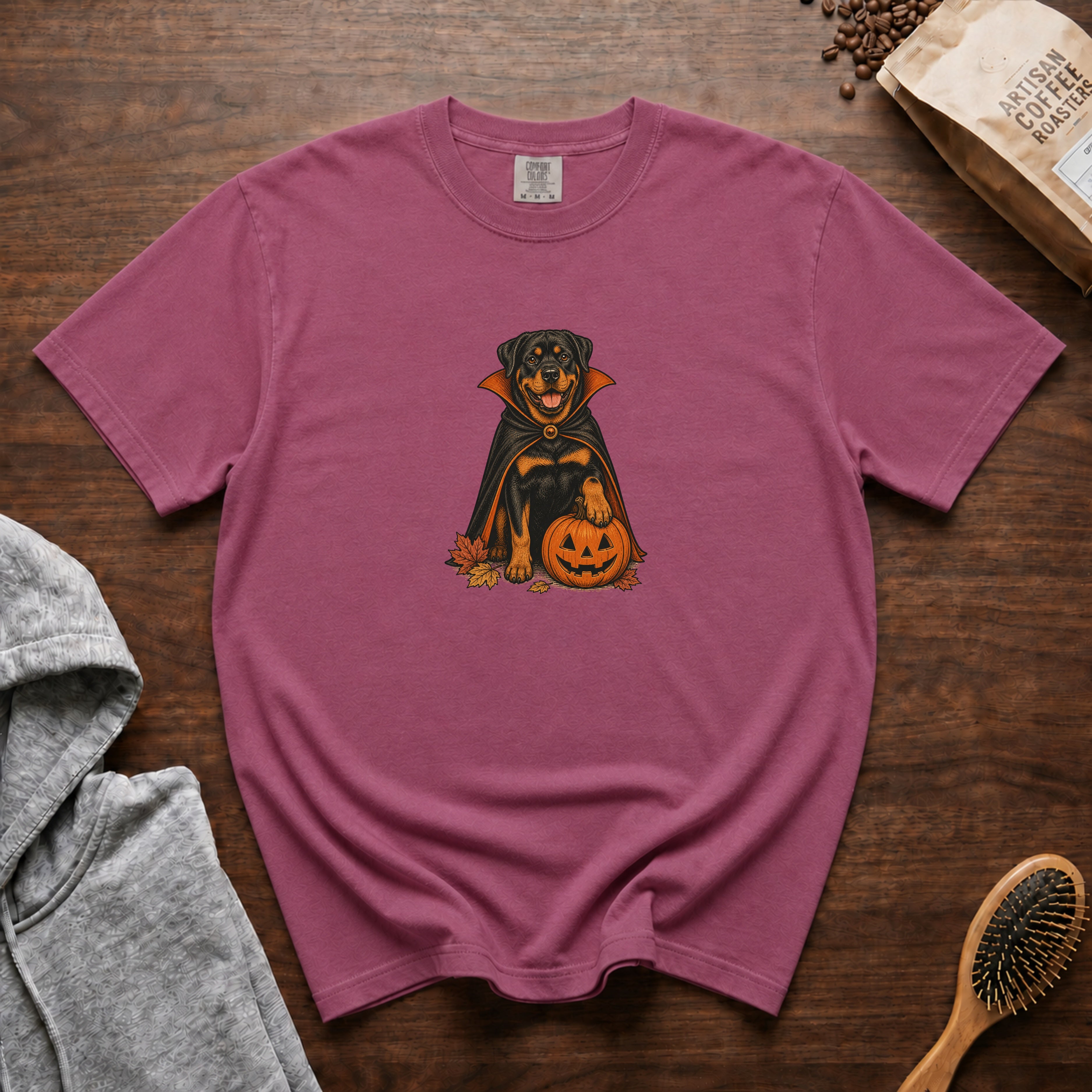 Rottweiler Halloween T-Shirt — Berry