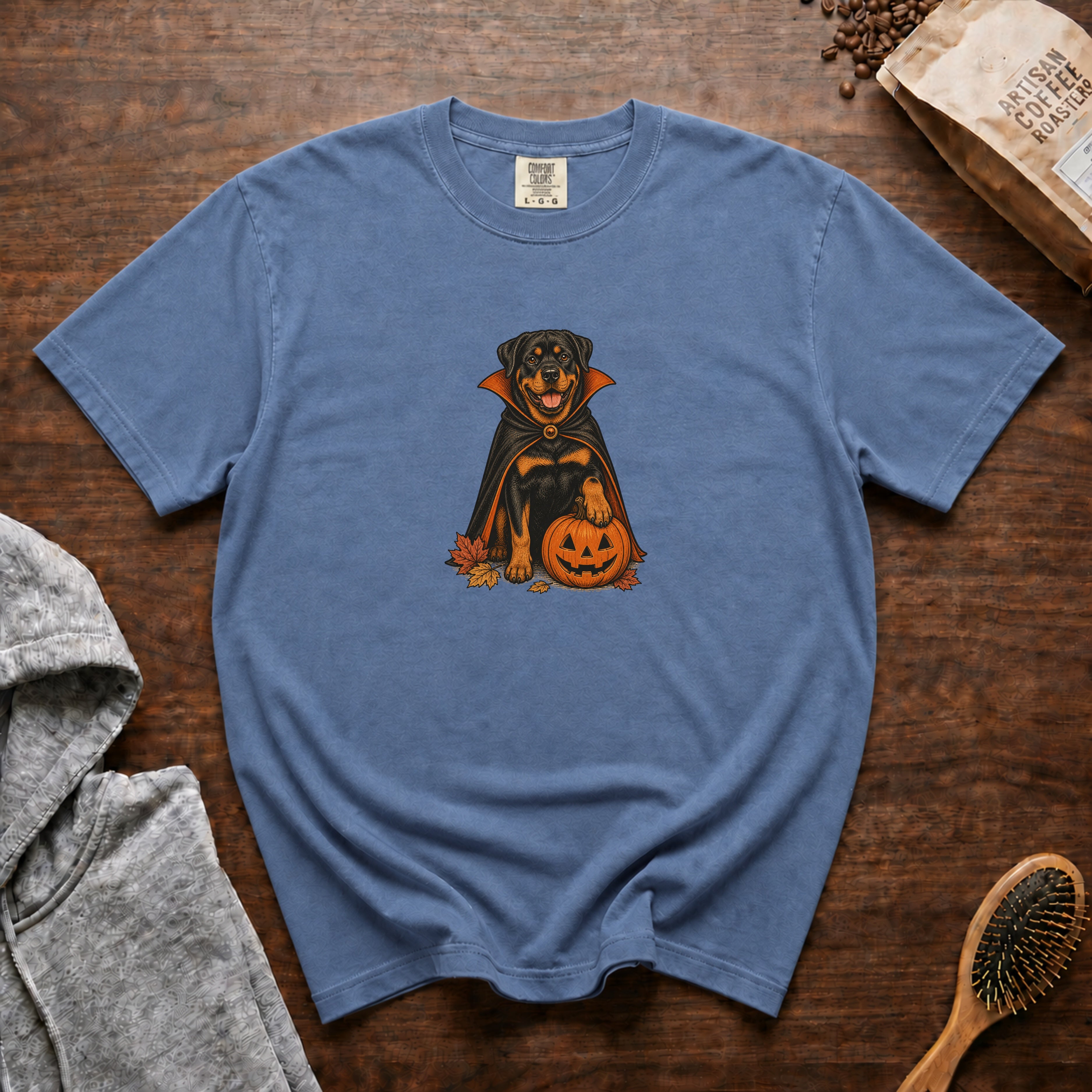 Rottweiler Halloween T-Shirt — Blue Jean