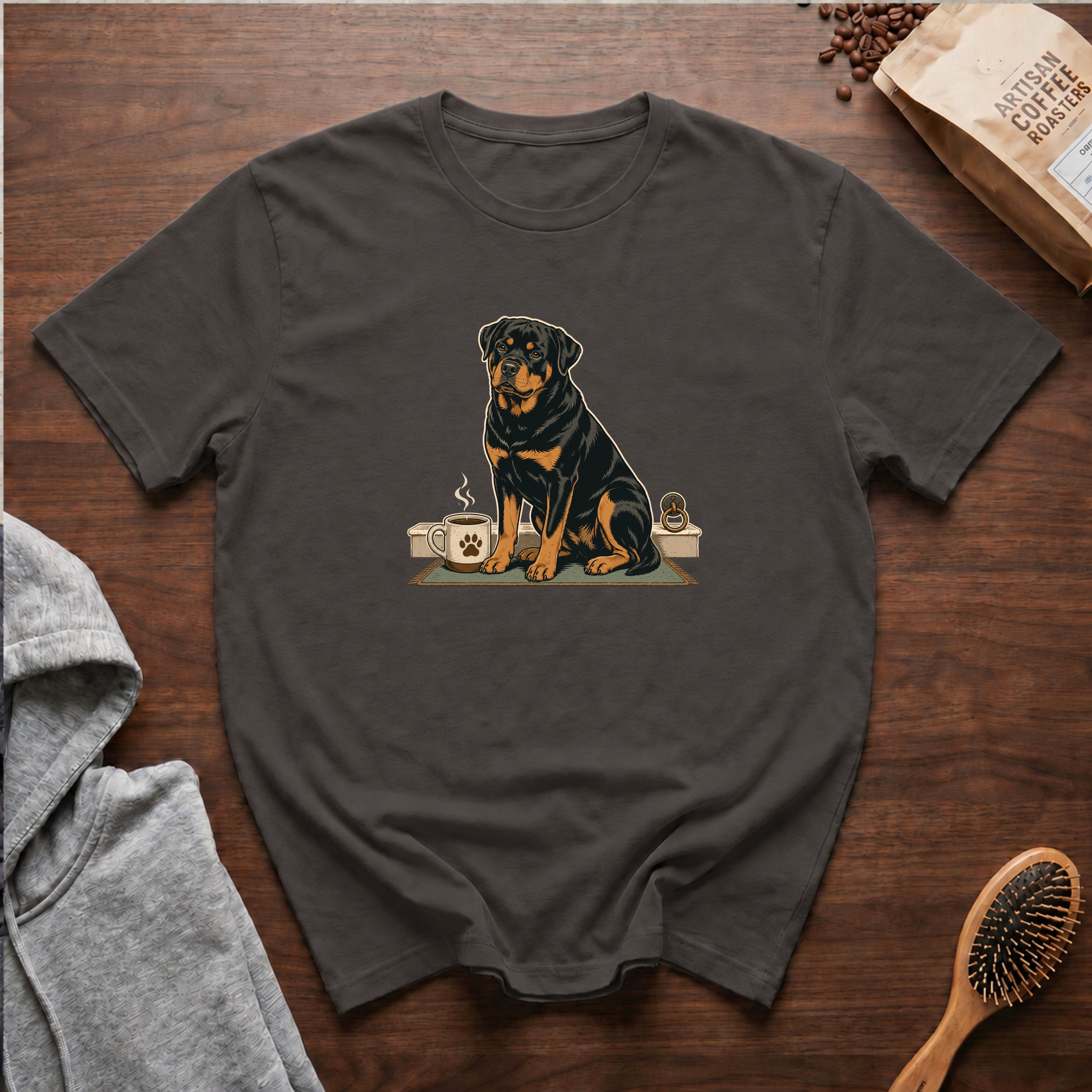 Rottweiler Heavy Roast Guardian Blend 1T-Shirt — Pepper