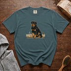 Rottweiler Heavy Roast Guardian Blend T-Shirt — Blue Spruce