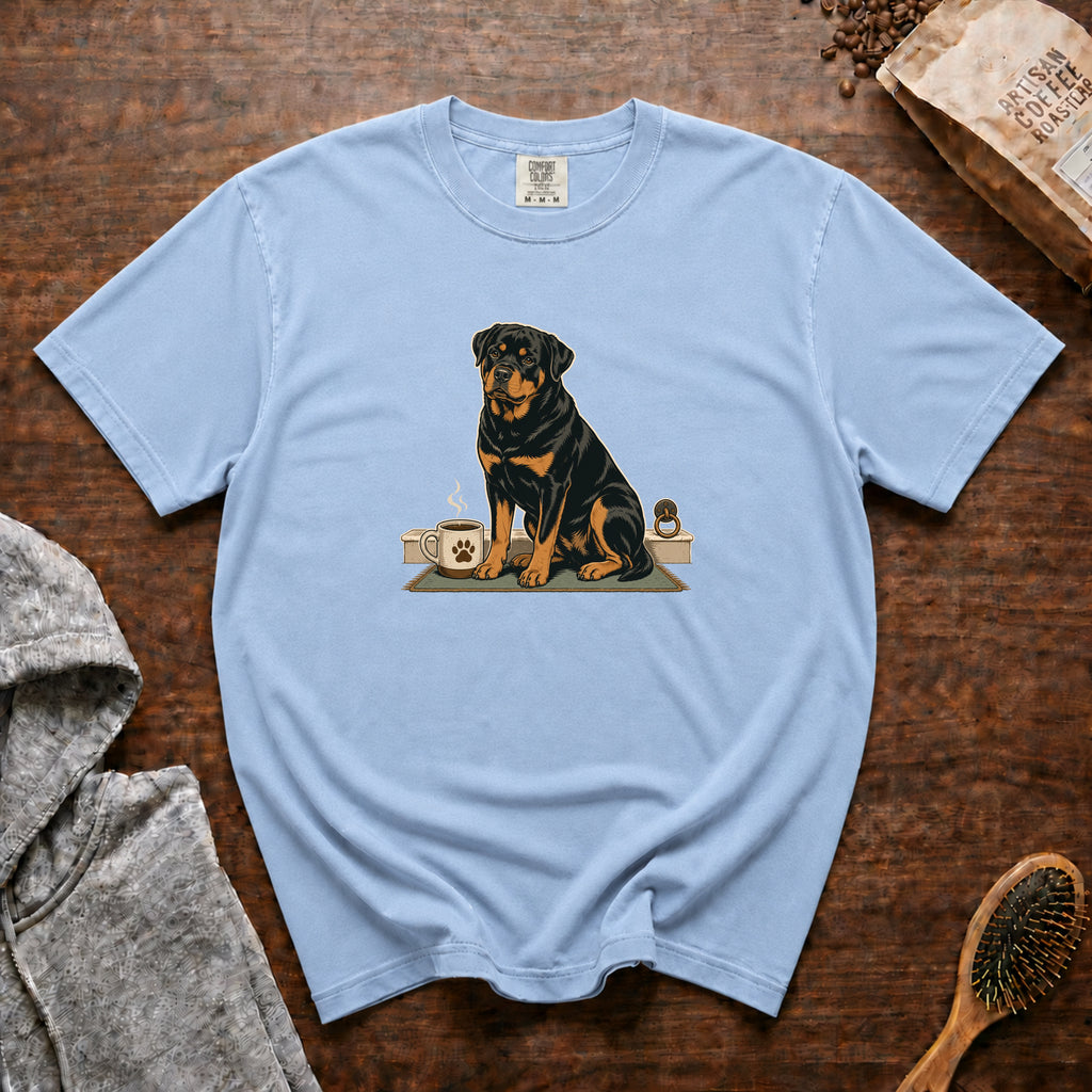 Rottweiler Heavy Roast Guardian Blend T-Shirt — Chambray