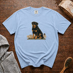 Rottweiler Heavy Roast Guardian Blend T-Shirt — Chambray