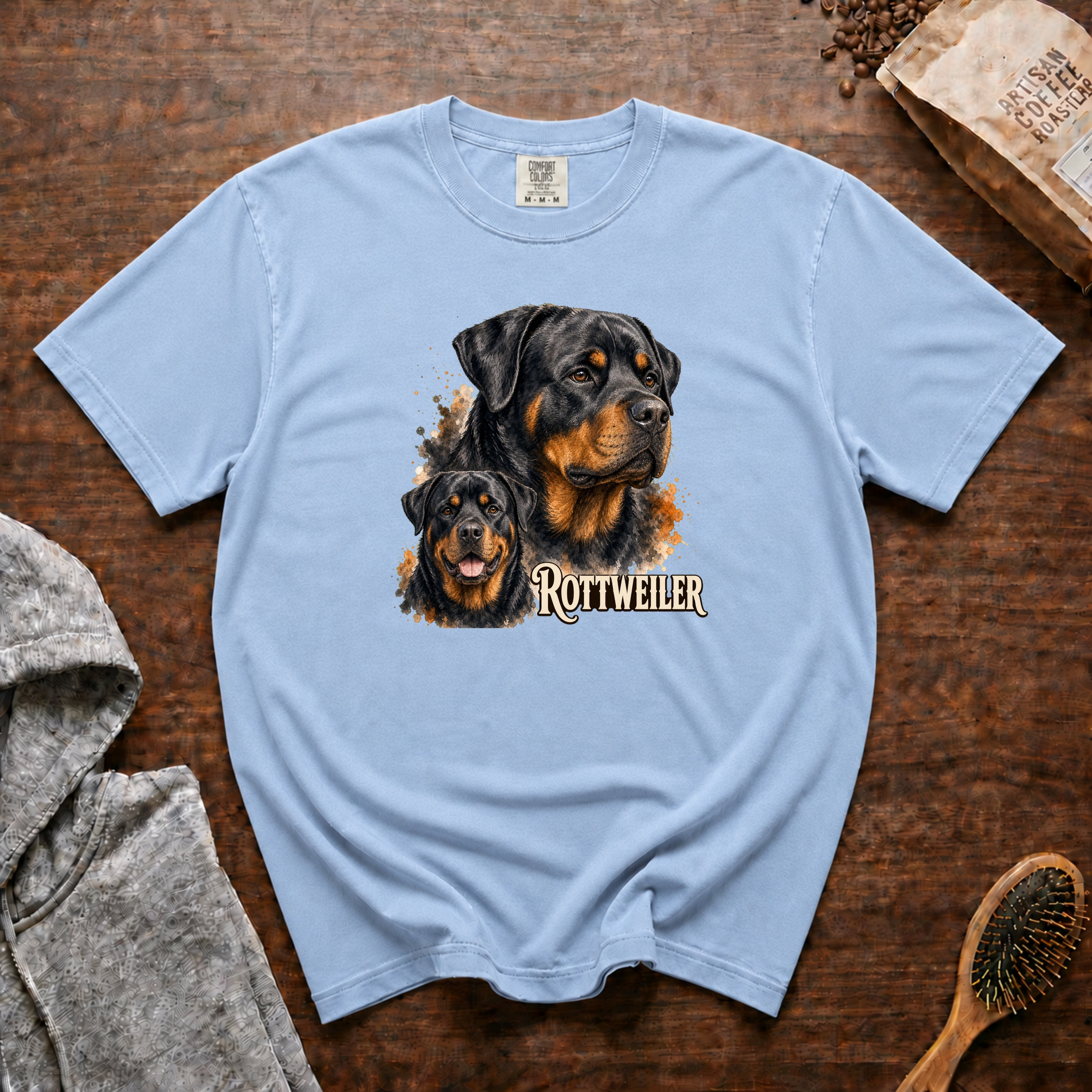 Rottweiler T-Shirt — Chambray