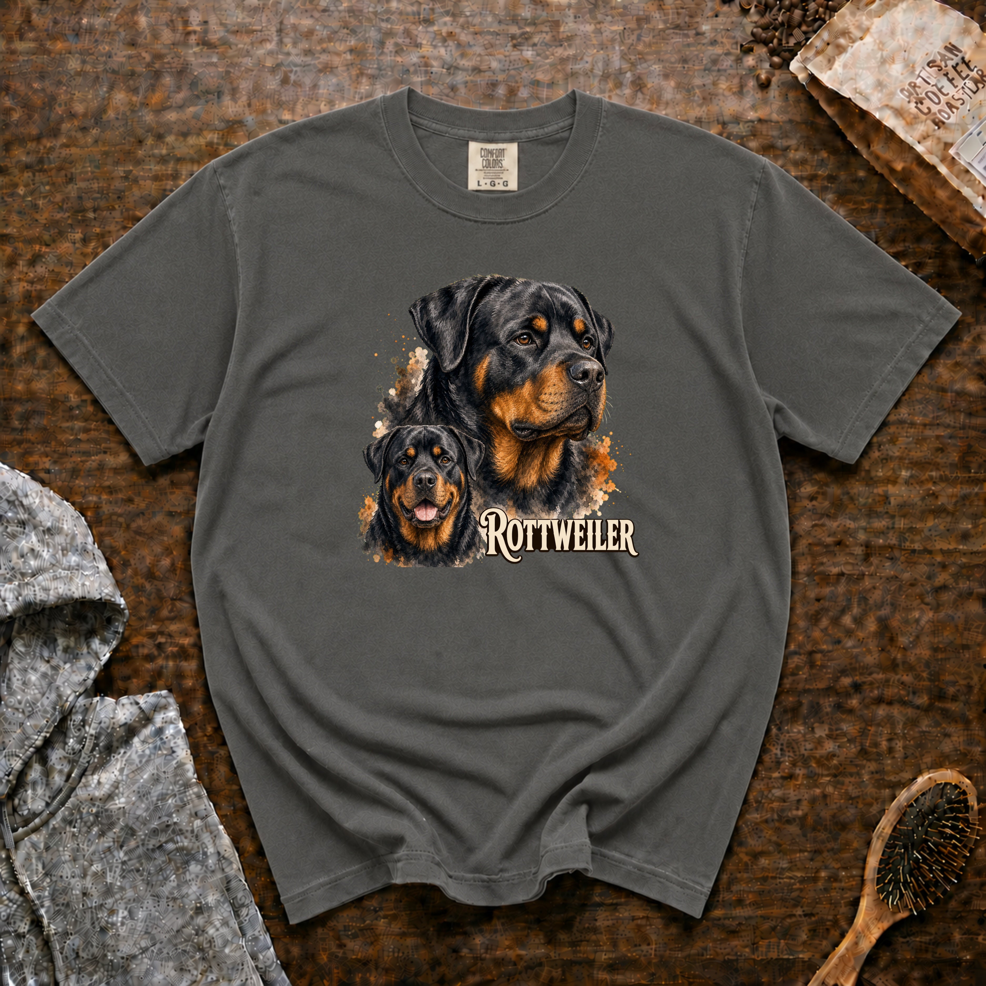 Rottweiler T-Shirt — Pepper