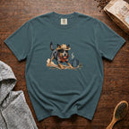 Rowdy Before Coffee T-Shirt — Blue Spruce