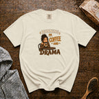 Running On Coffee And Drama T-Shirt — Ivory