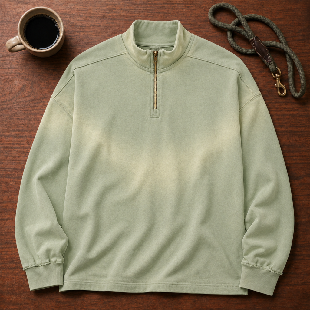 Sunwashed Lodge Quarter-Zip Sweatshirt