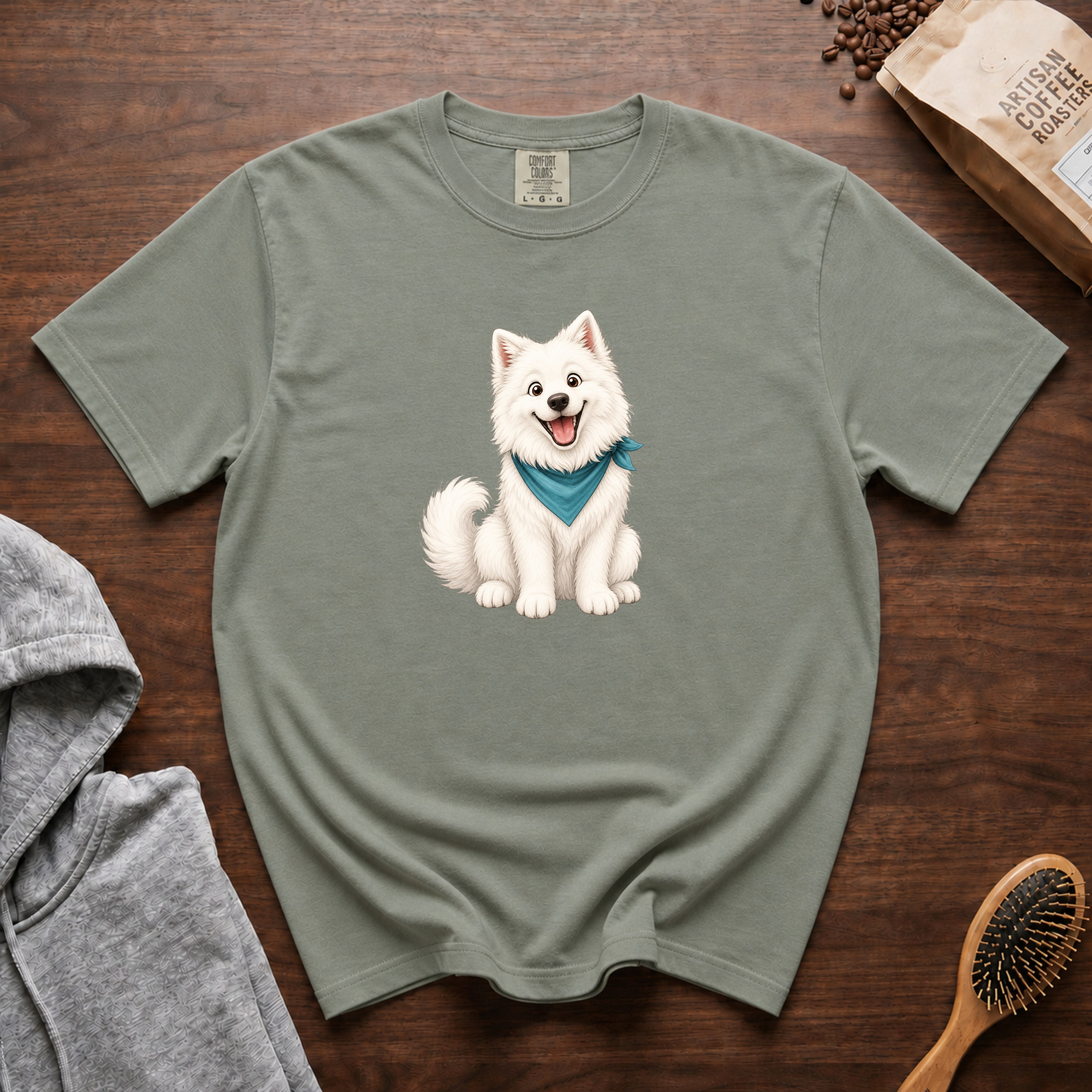 Samoyed Big Smile T-Shirt — Bay