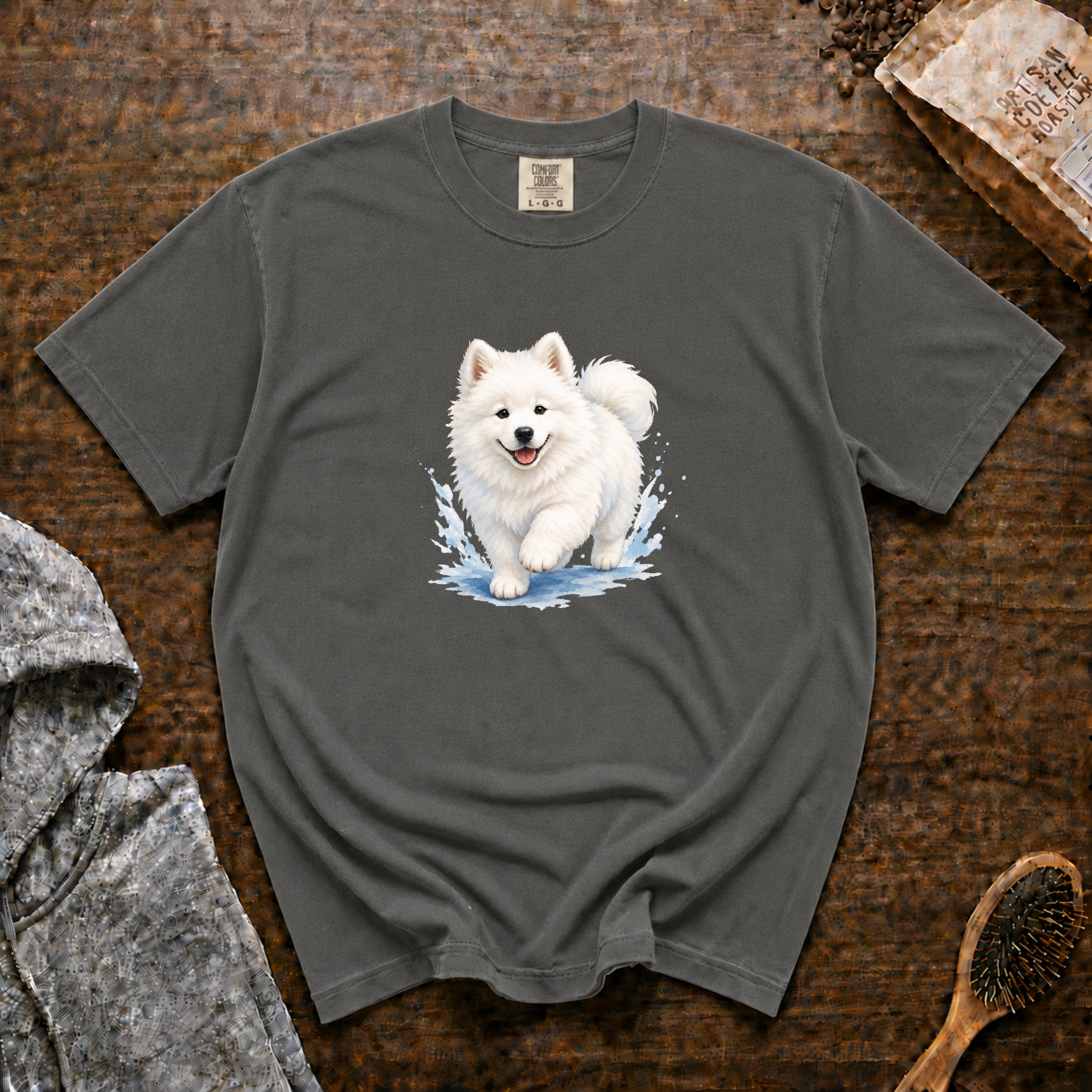 Samoyed Cloud Puppy T-Shirt — Pepper