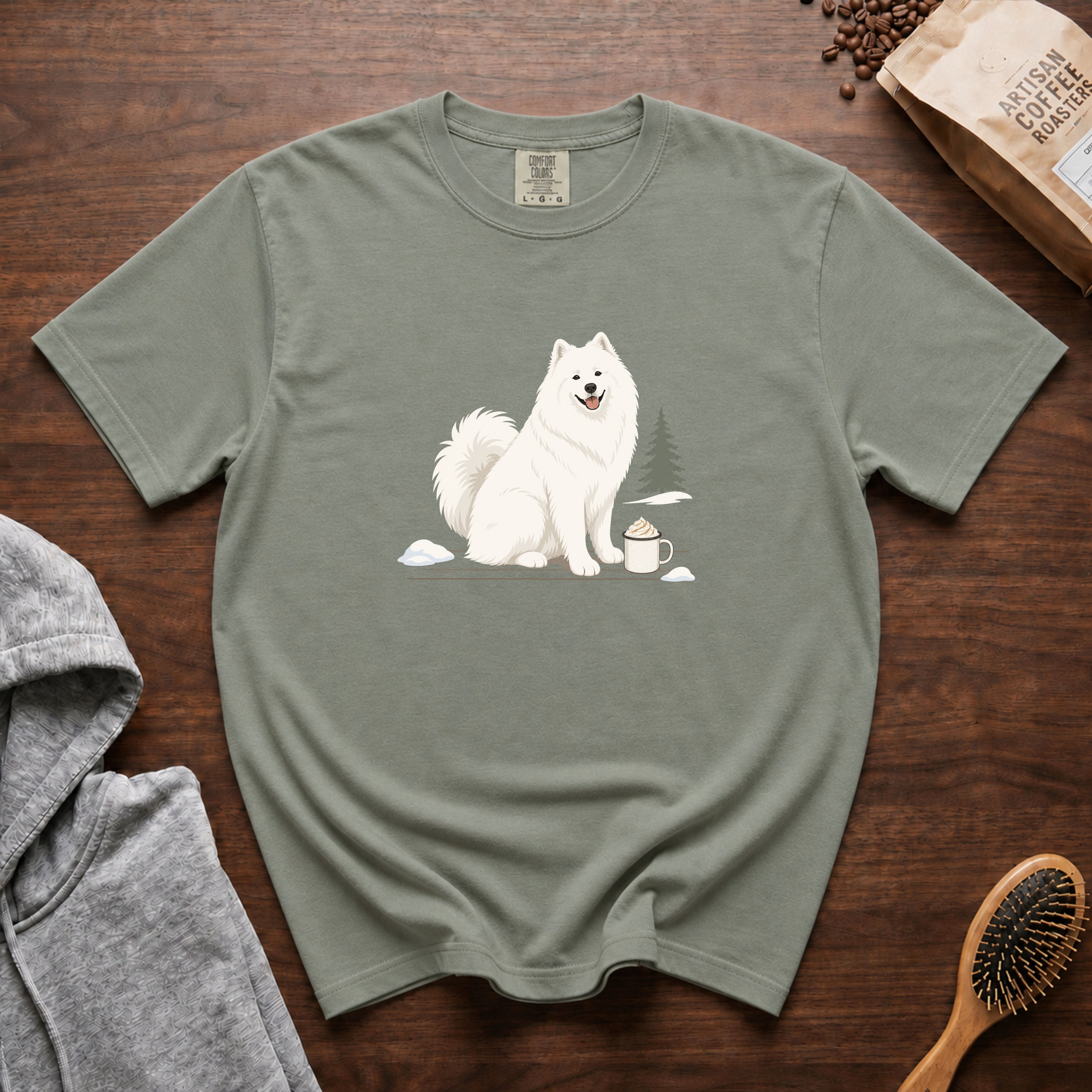 Samoyed T-Shirt — Bay