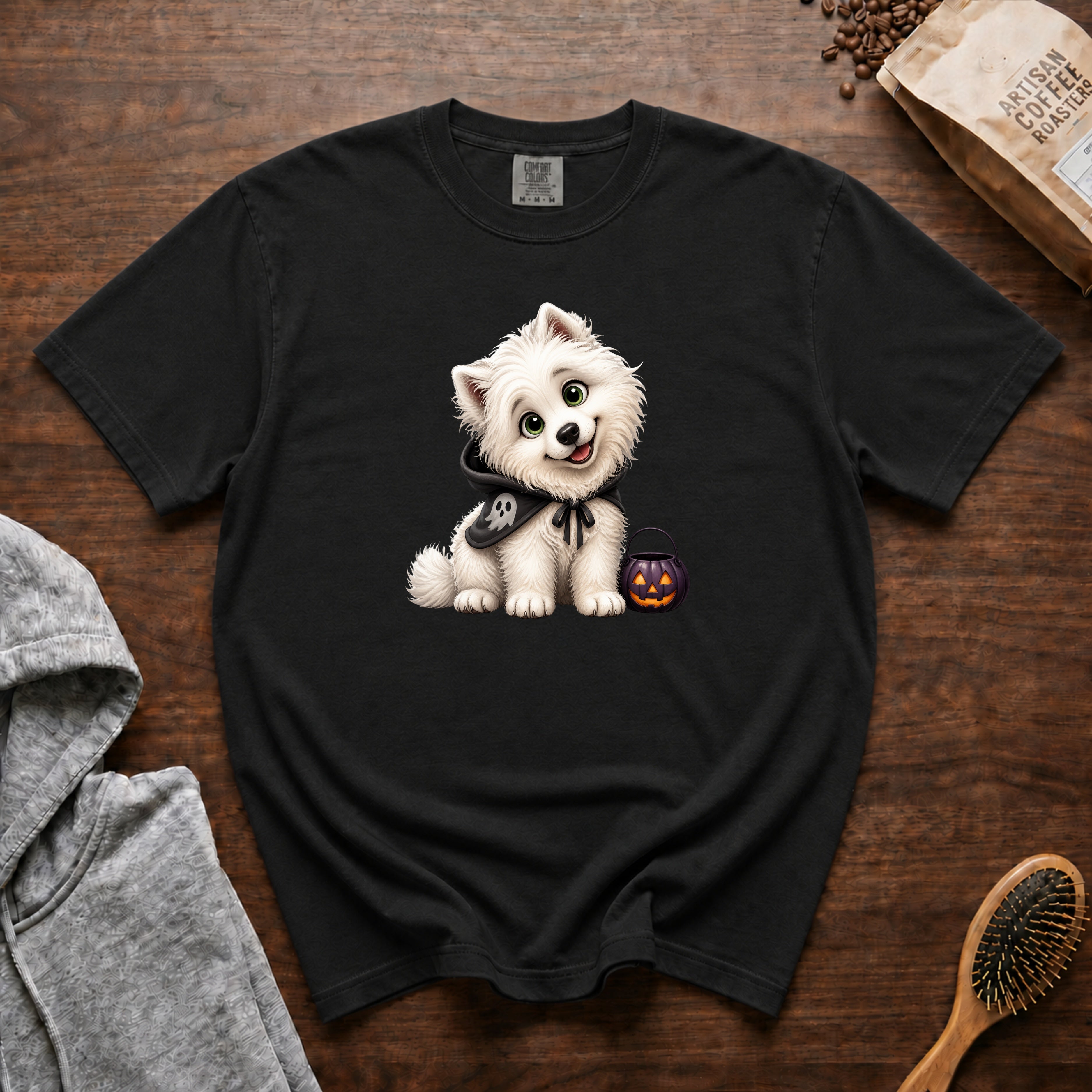 Samoyed T-Shirt — Black