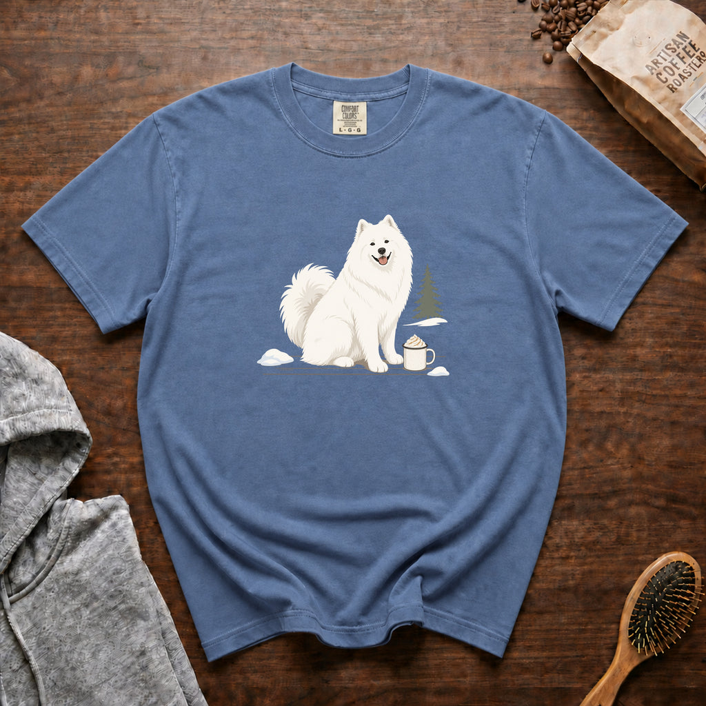 Samoyed T-Shirt — Blue Jean