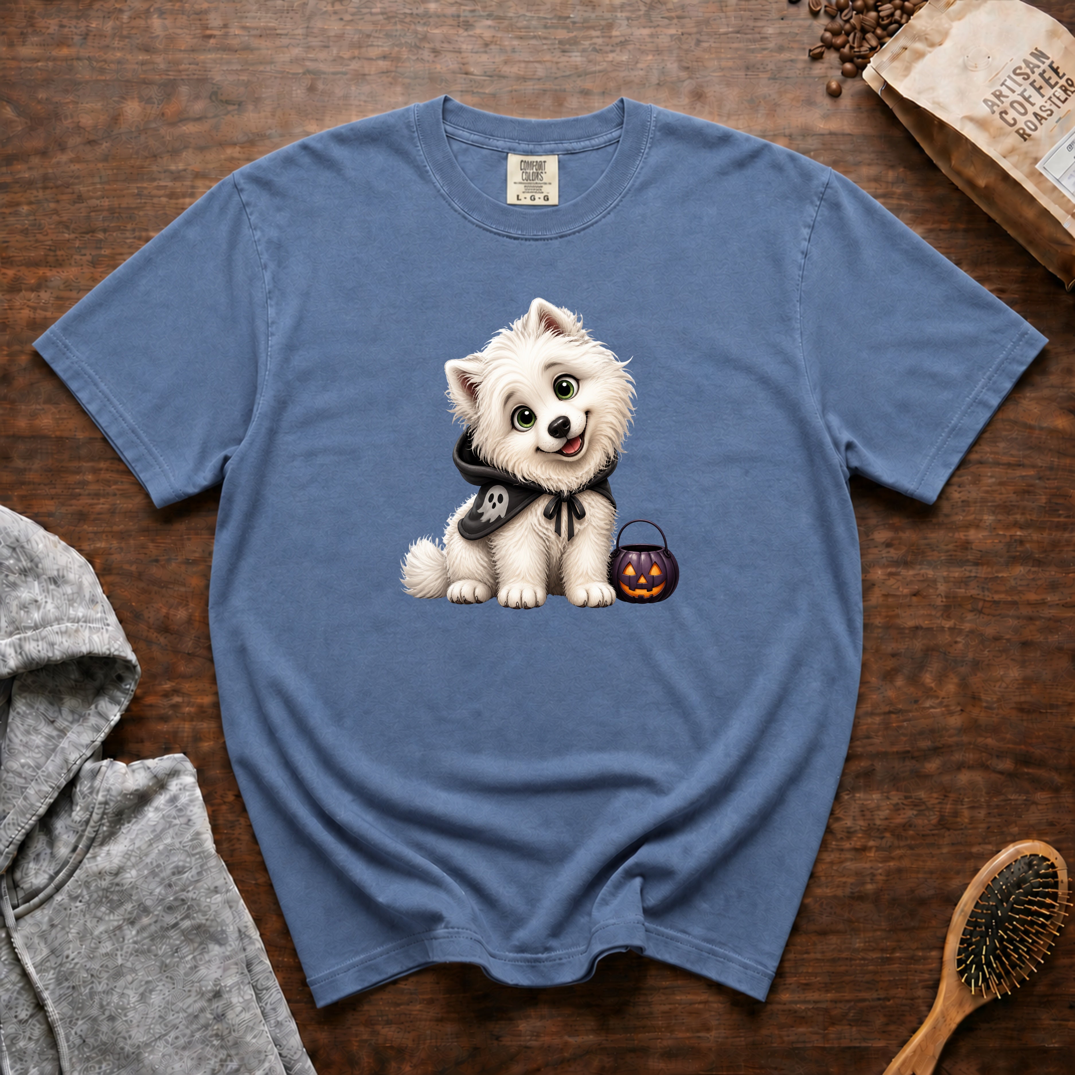 Samoyed T-Shirt — Blue Jean