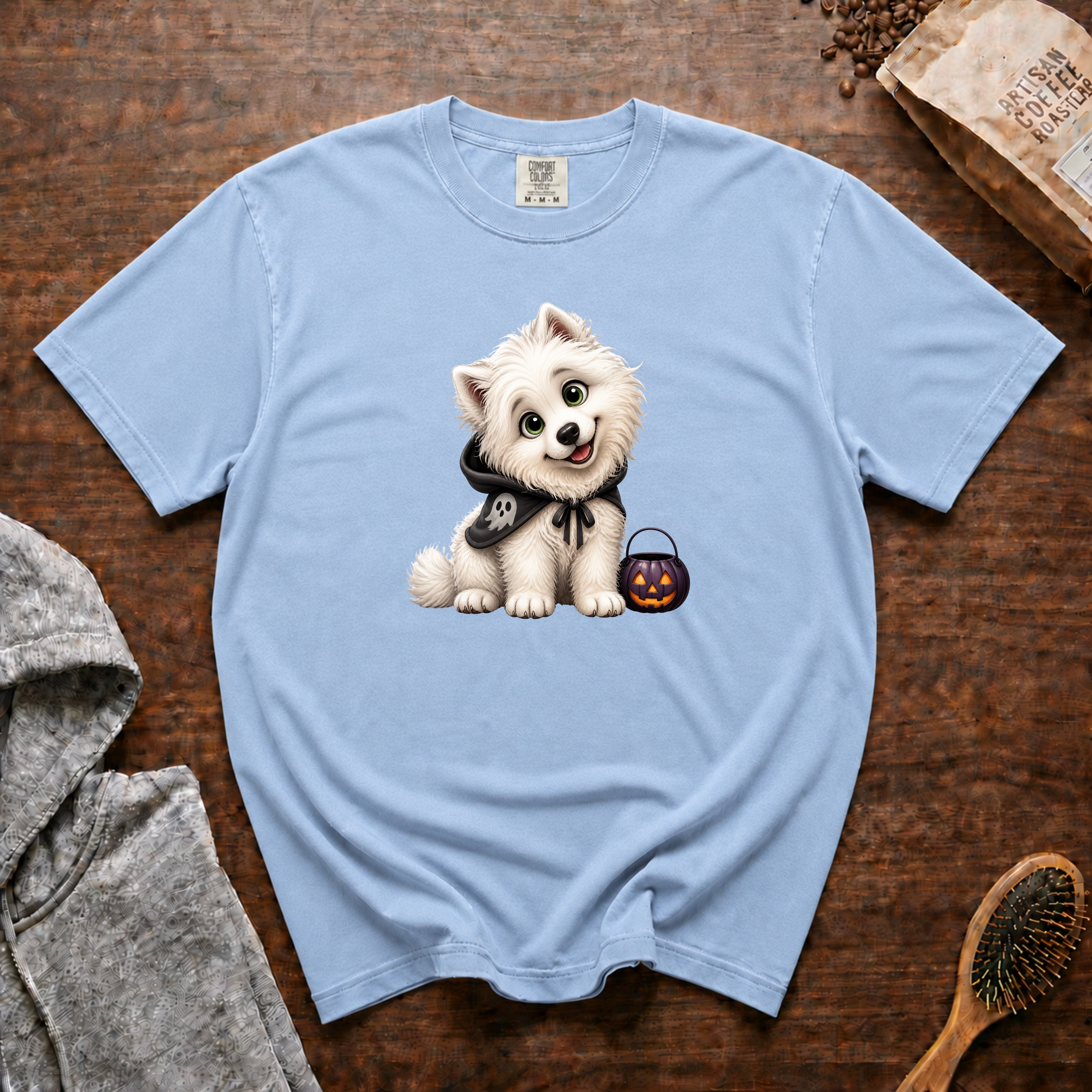 Samoyed T-Shirt — Chambray