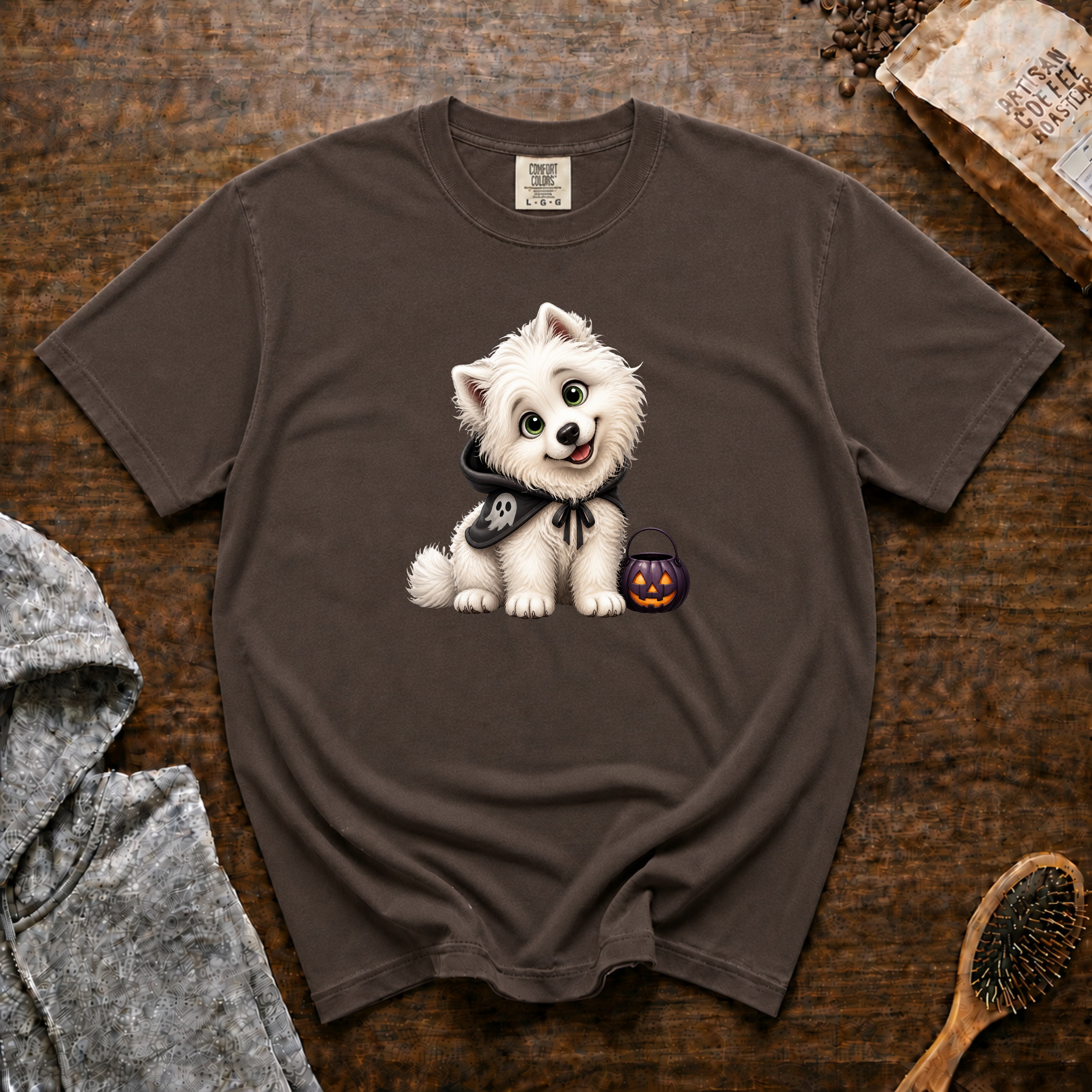 Samoyed T-Shirt — Espresso