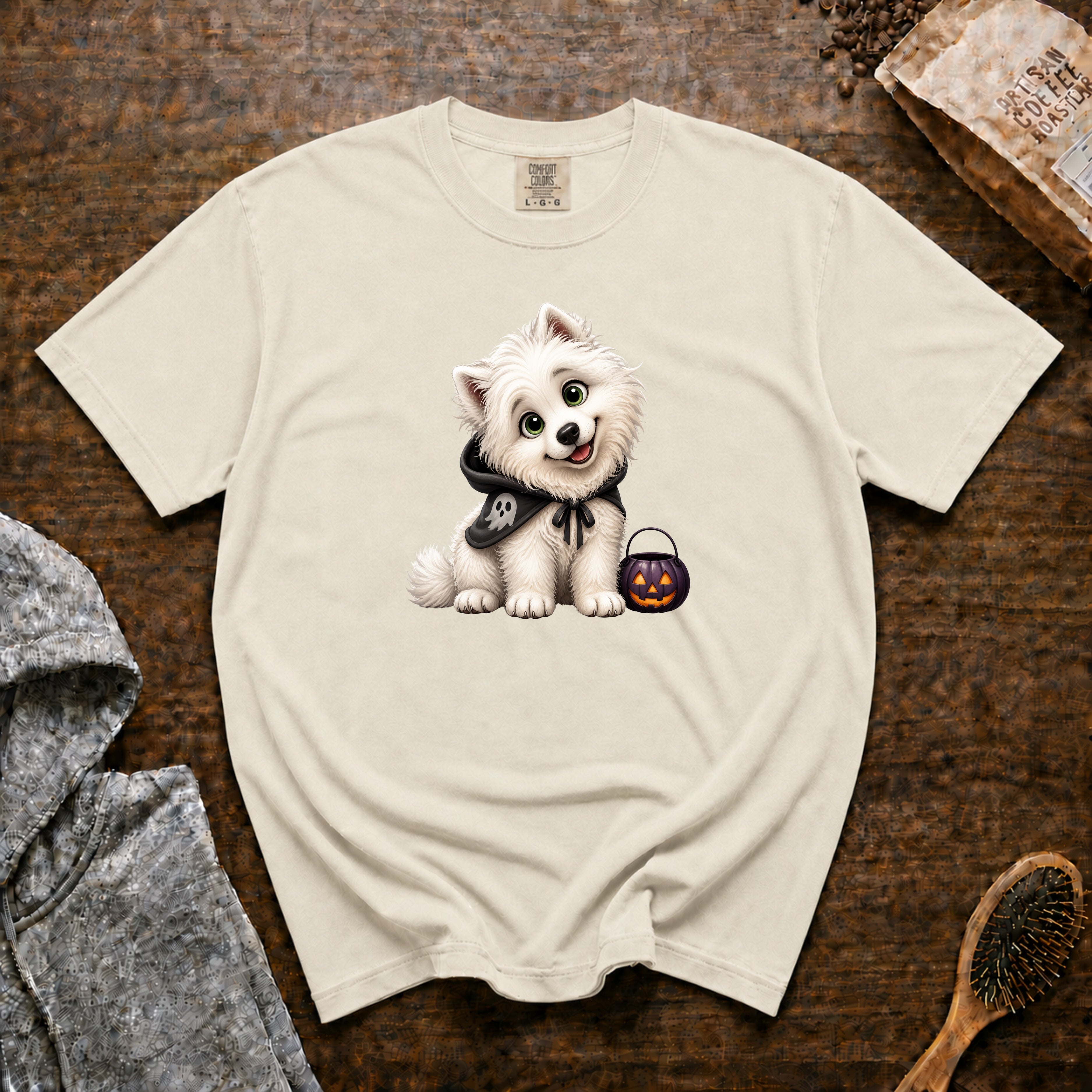 Samoyed T-Shirt — Ivory