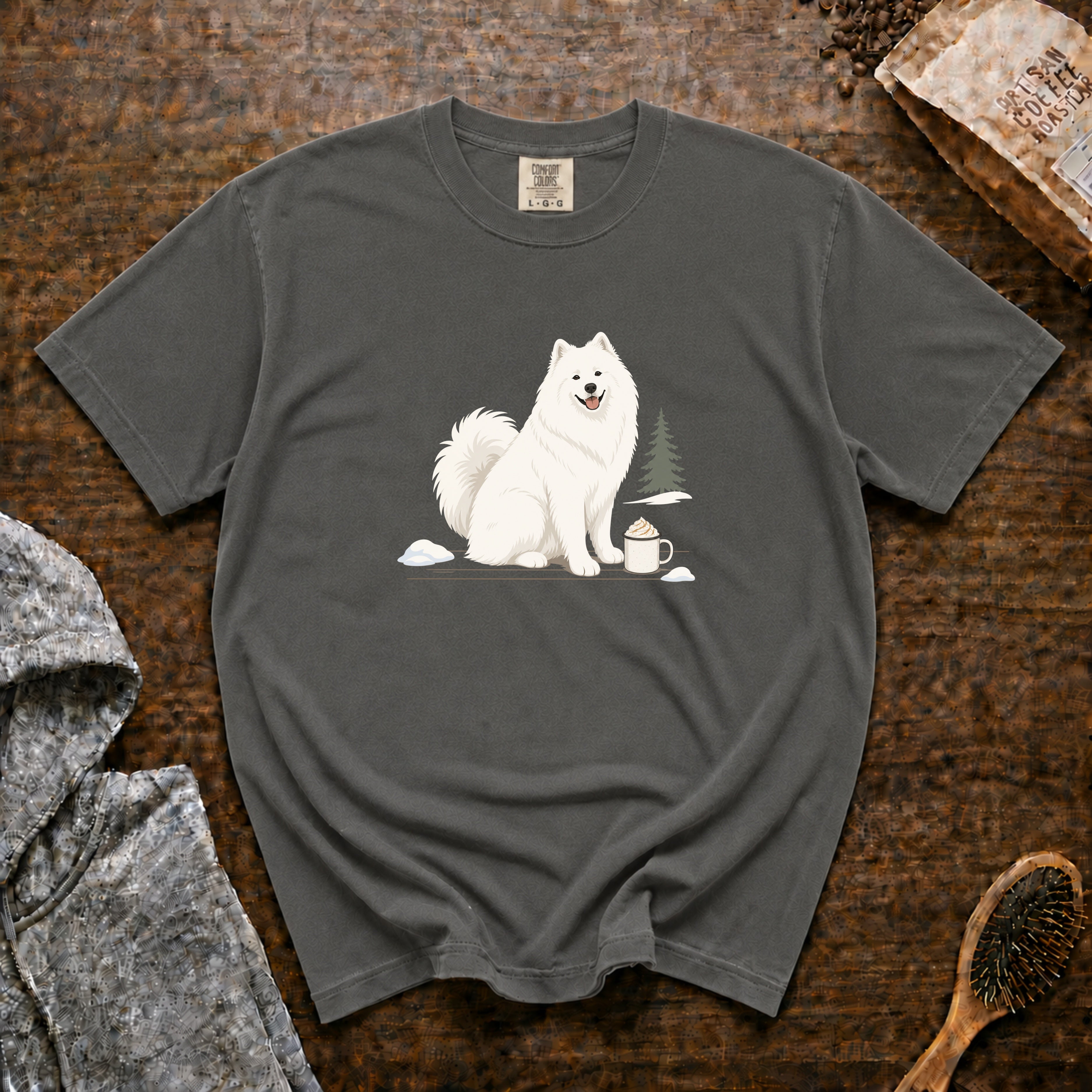 Samoyed T-Shirt — Pepper
