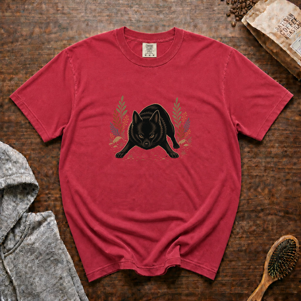 Schipperke T-Shirt — Crimson