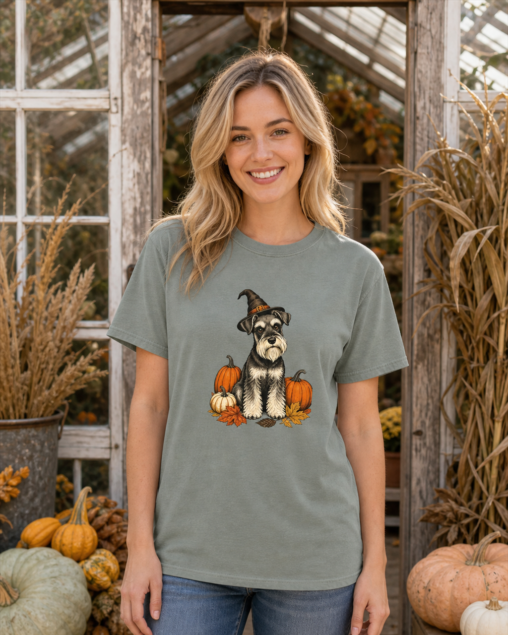 Schnauzer Halloween T-Shirt