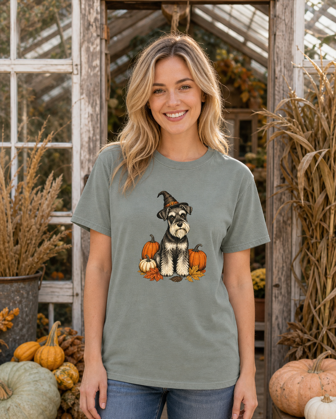 Schnauzer Halloween T-Shirt