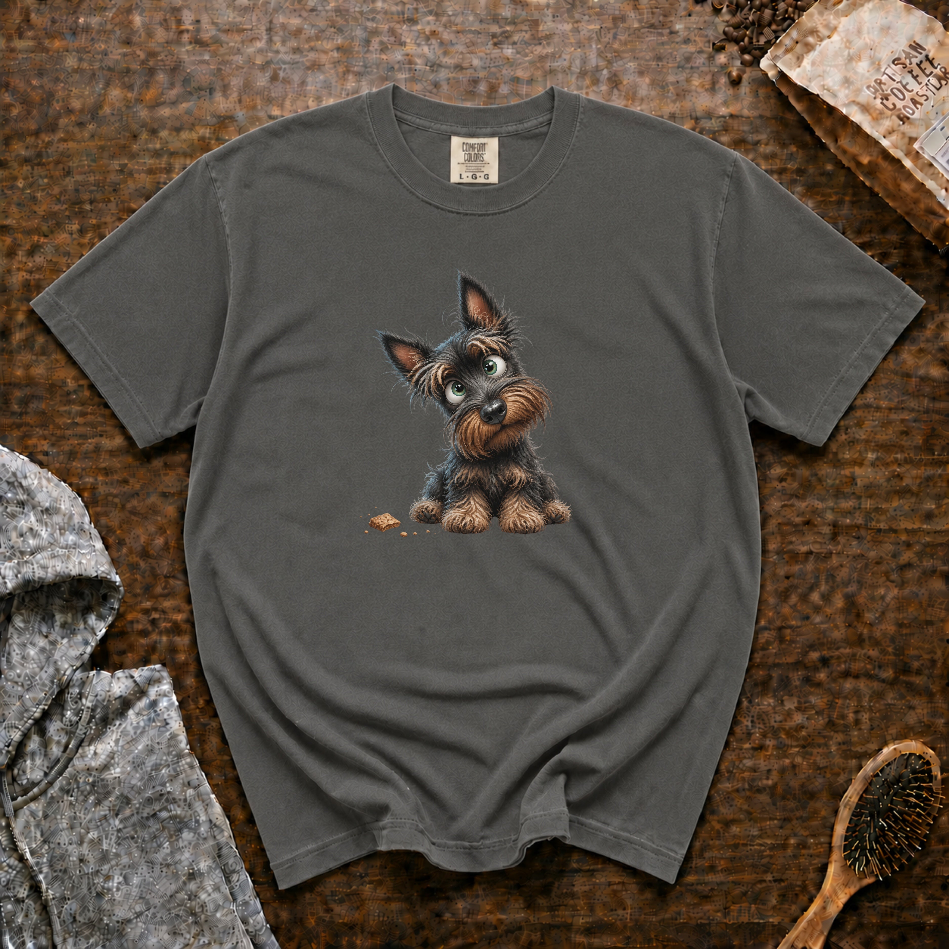 Scottish Terrier â Cookie Crumbs T-Shirt — Pepper