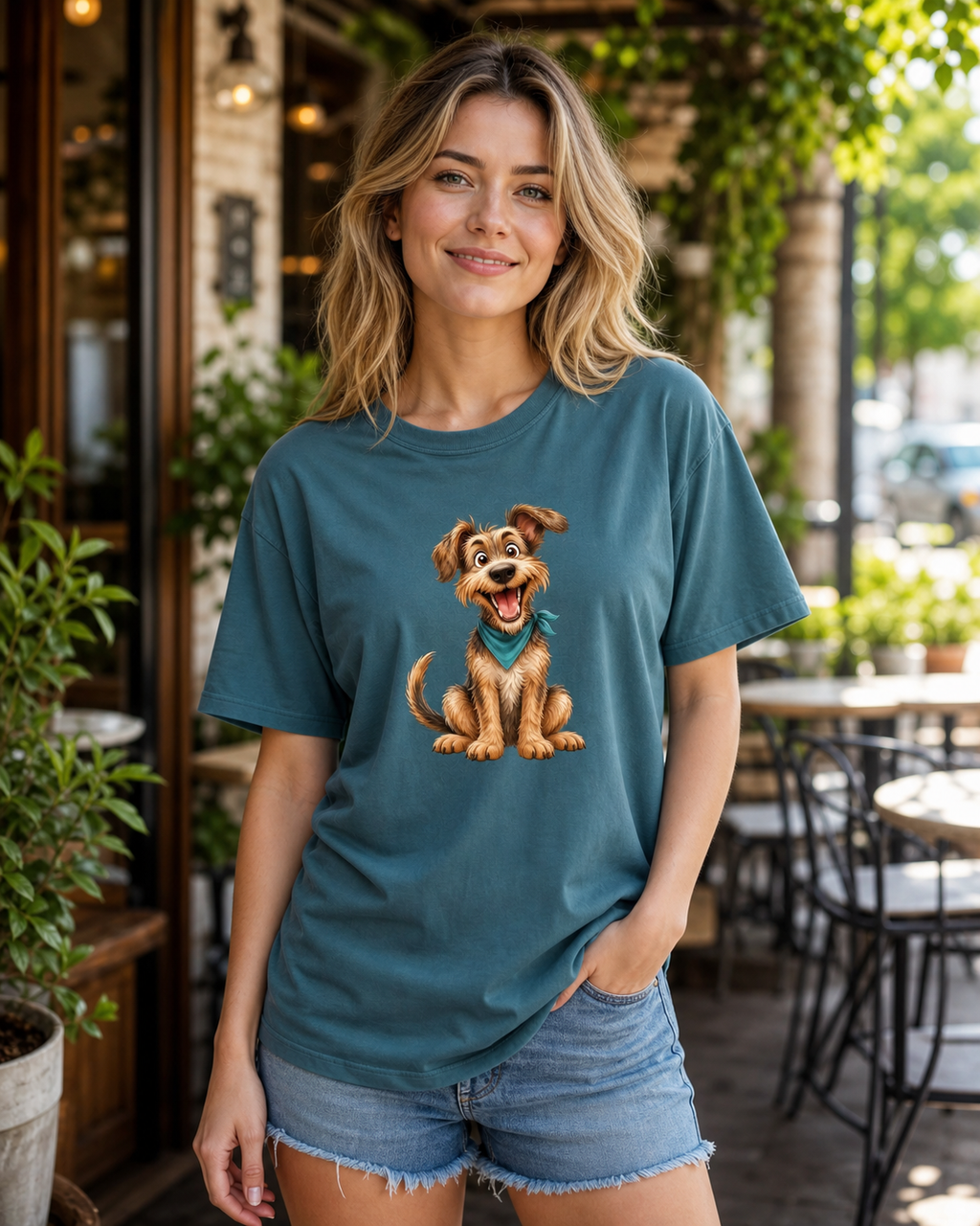 Scruffy Welcome T-Shirt | Funny Dog Lover Tee
