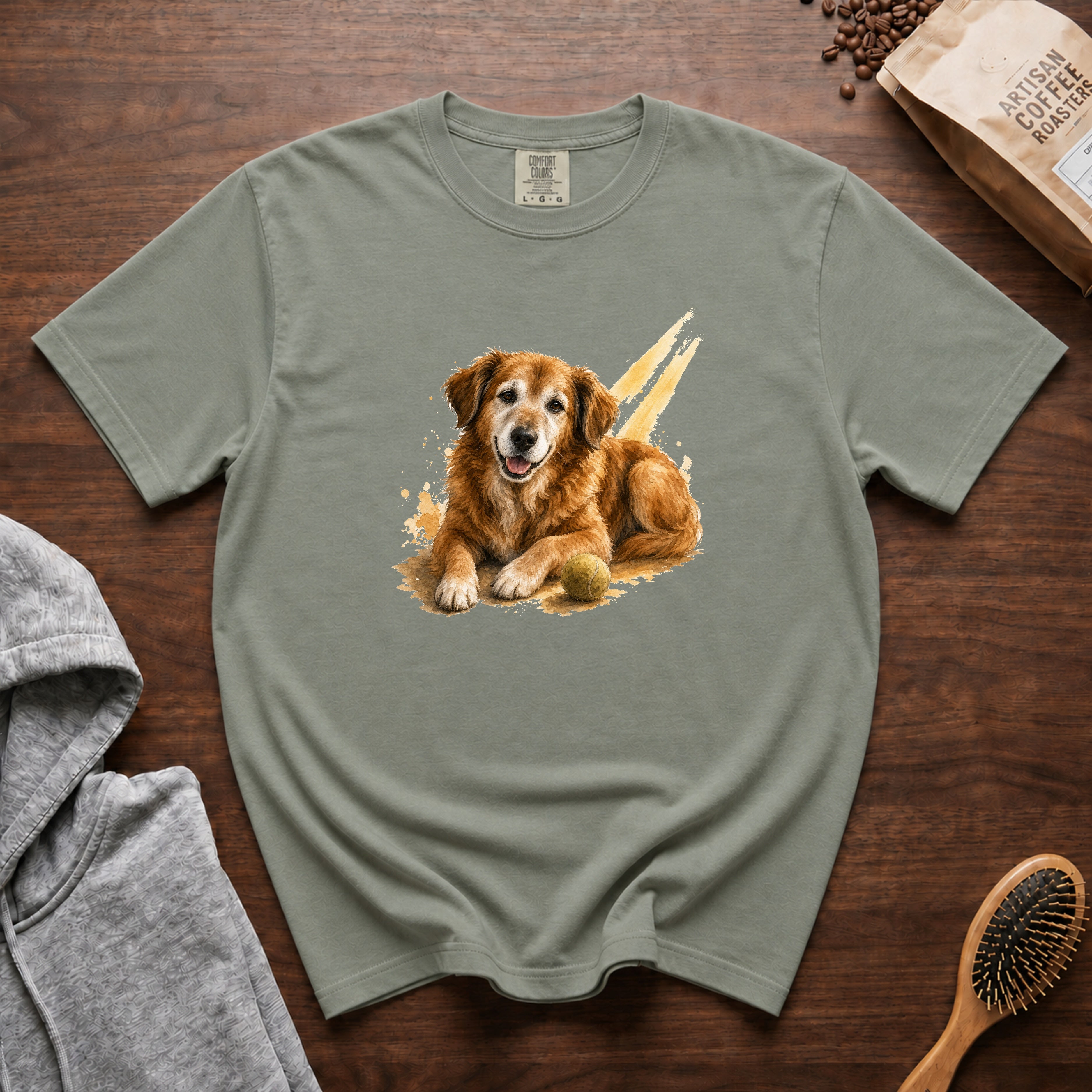Senior Dog Sunshine T-Shirt — Bay