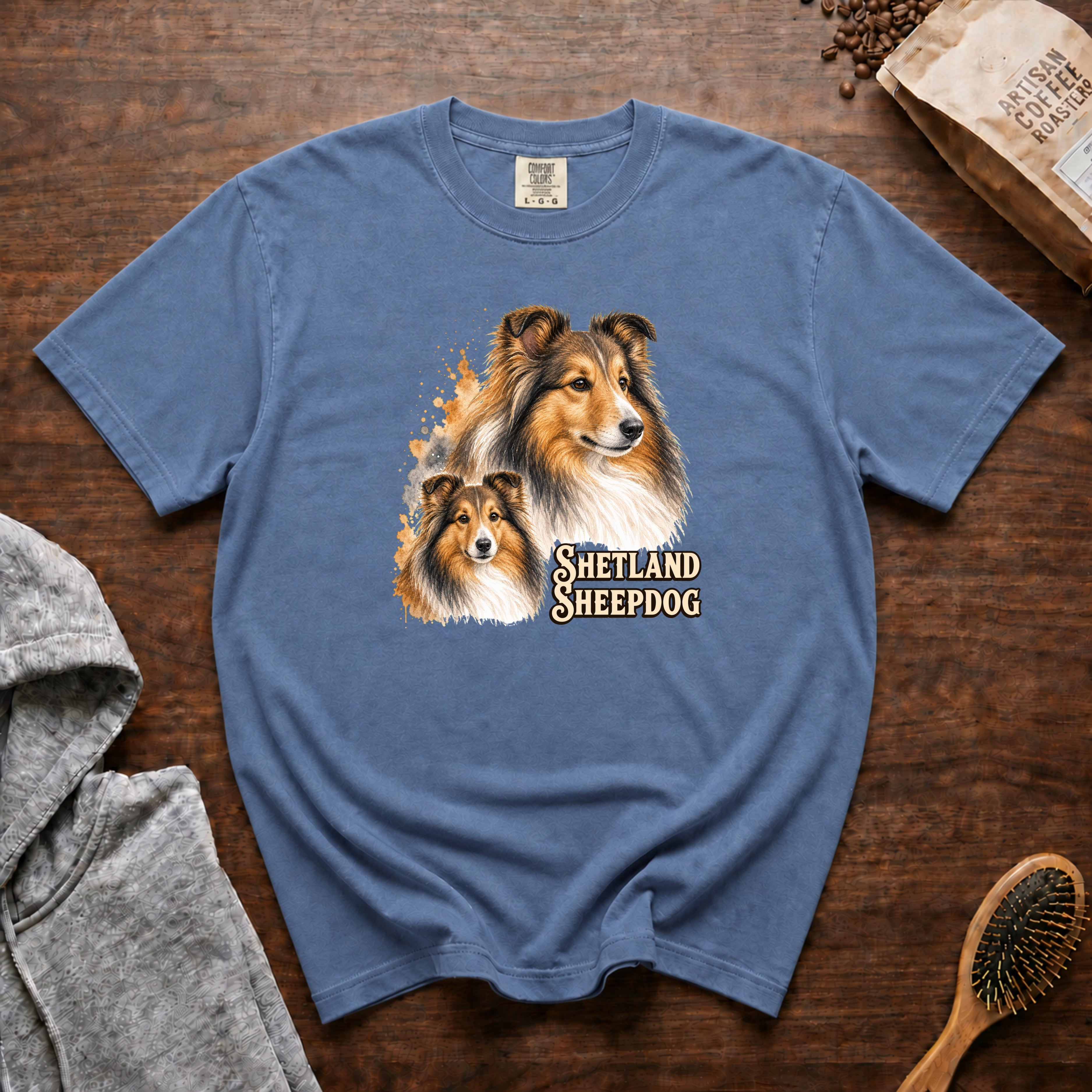 Shetland Sheepdog T-Shirt — Blue Jean