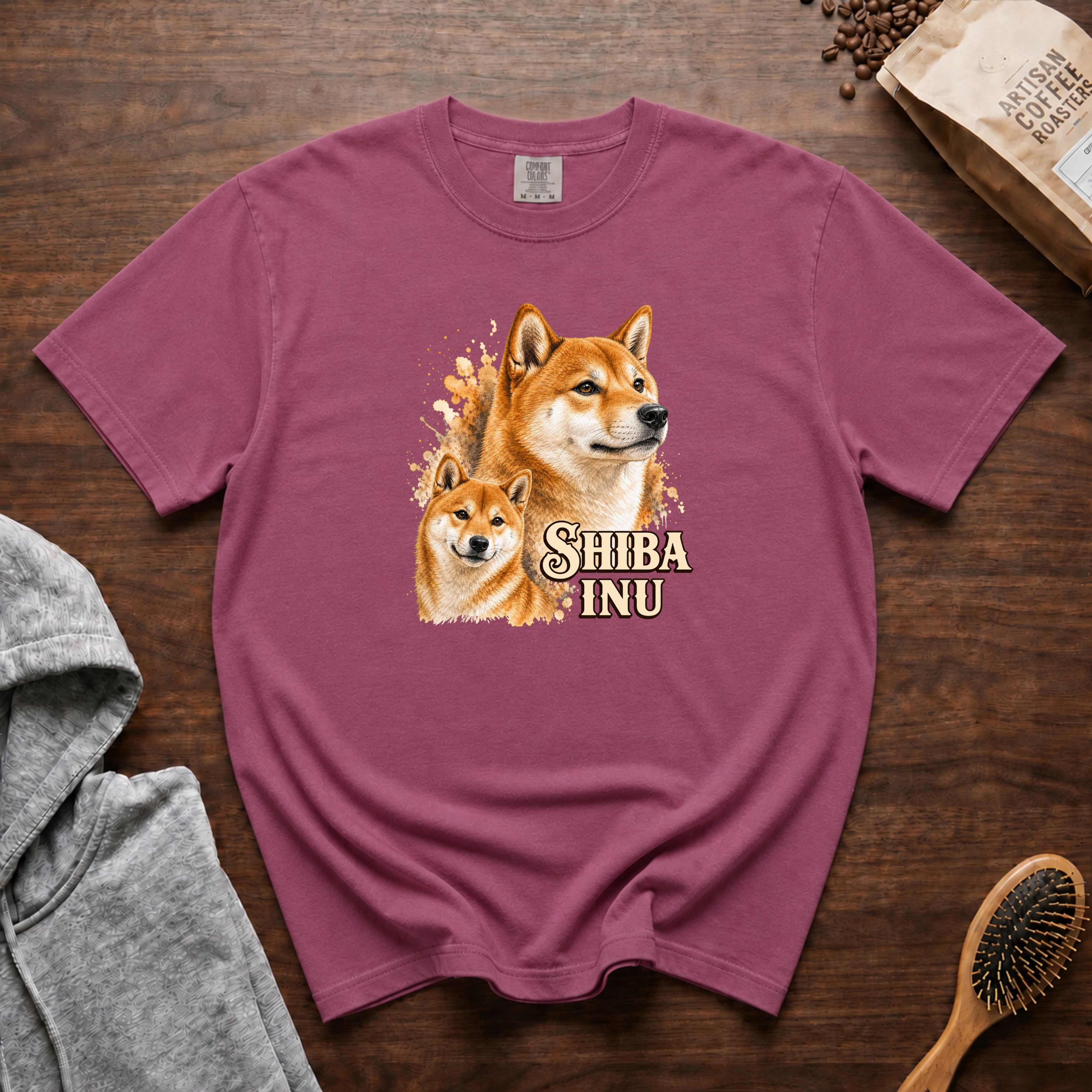 Shiba Inu T-Shirt — Berry
