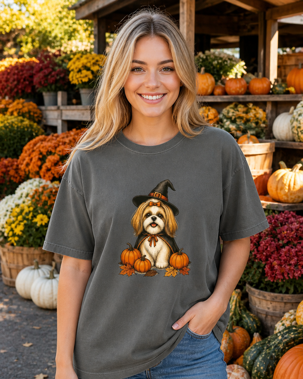 Shih Tzu Halloween T-Shirt