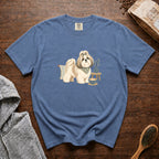 Shih Tzu Silk Pillow Latte 1 T-Shirt — Blue Jean