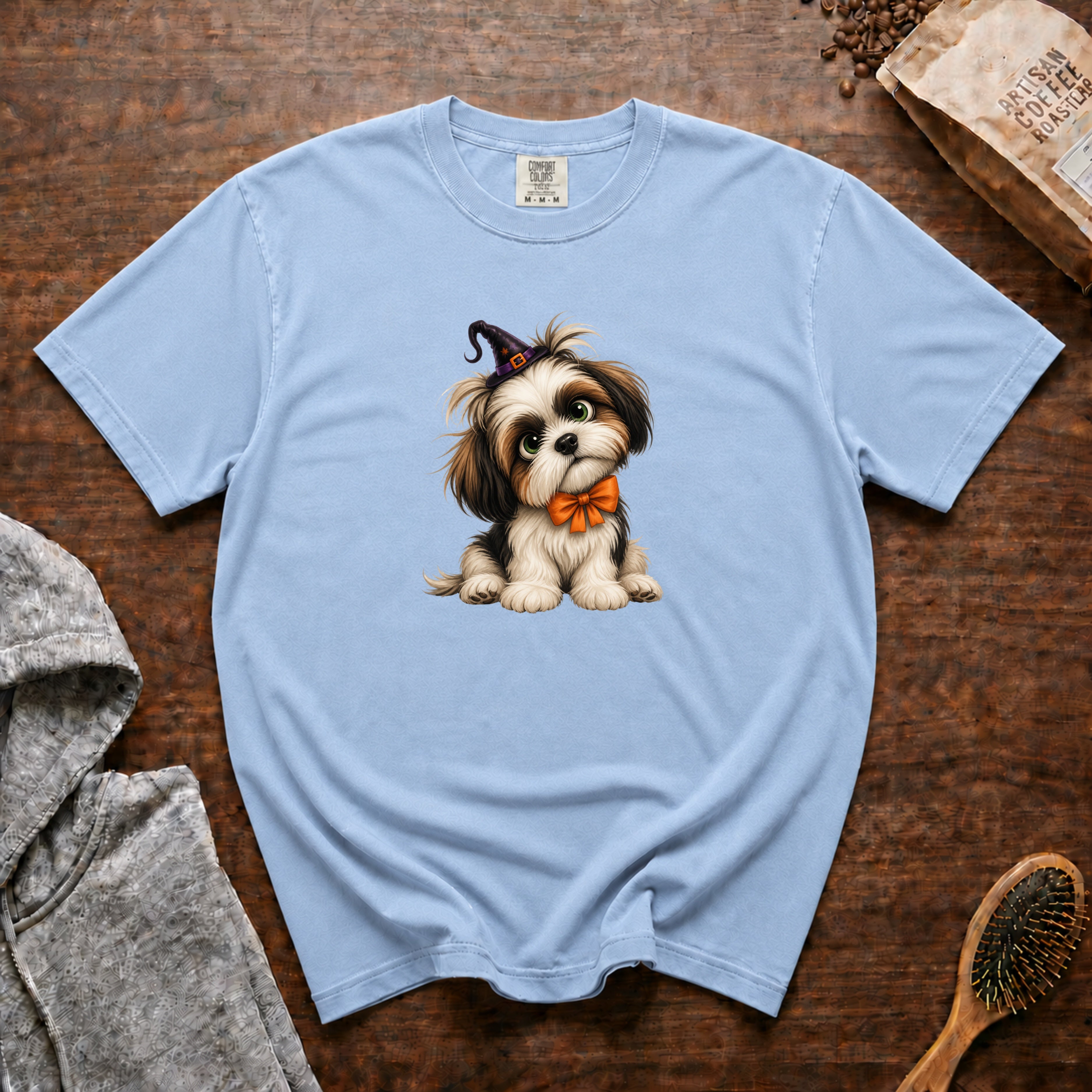 Shih Tzu T-Shirt — Chambray